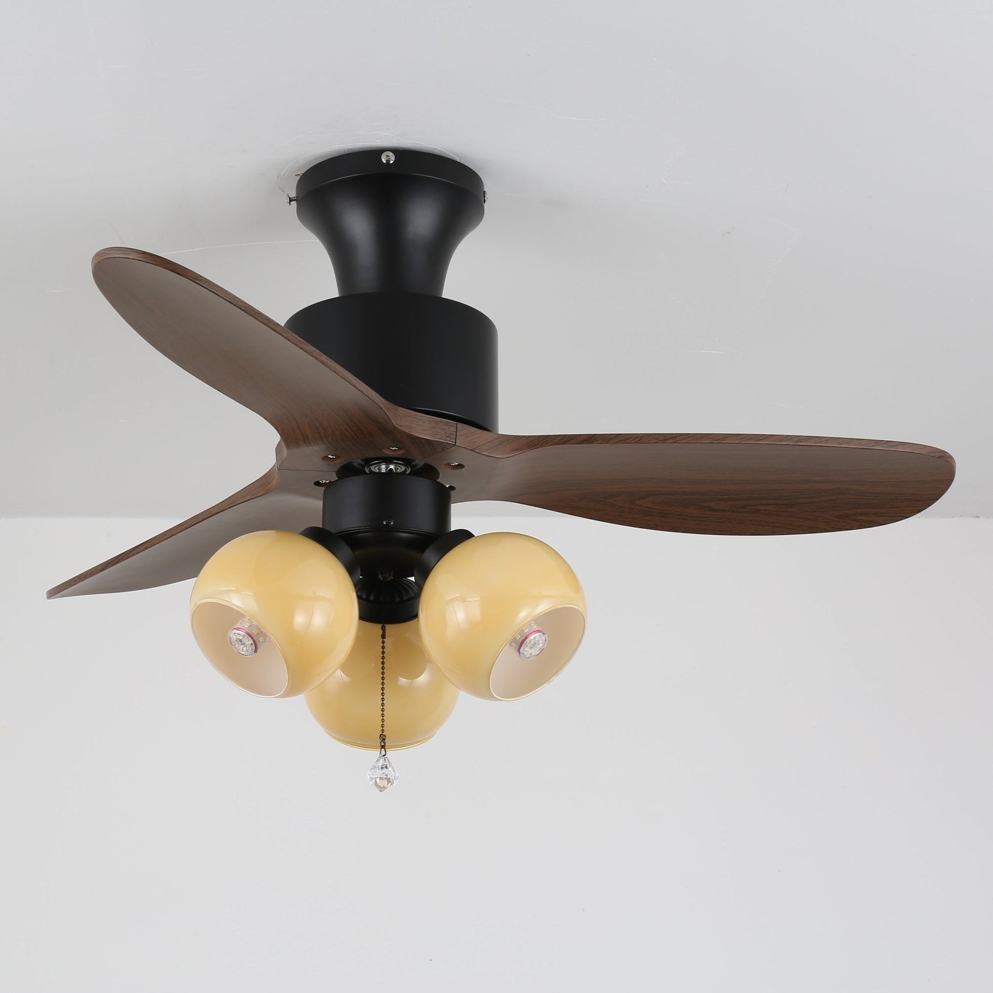 Zayla Vintage Glass Ceiling Fan Light - Blowlighting