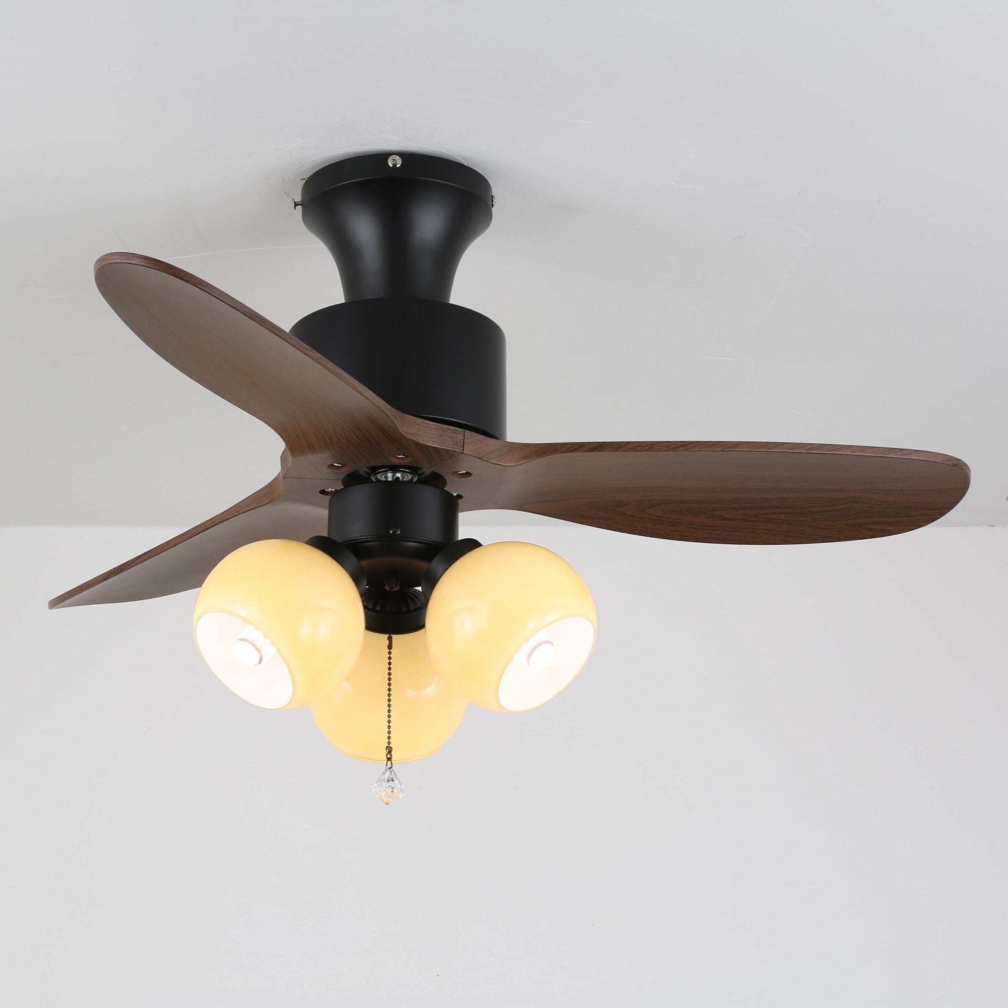 Zayla Vintage Glass Ceiling Fan Light - Blowlighting