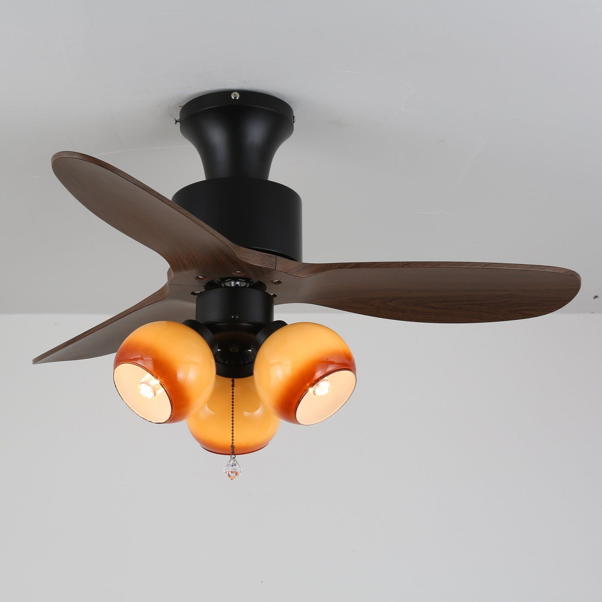 Zayla Vintage Glass Ceiling Fan Light - Blowlighting