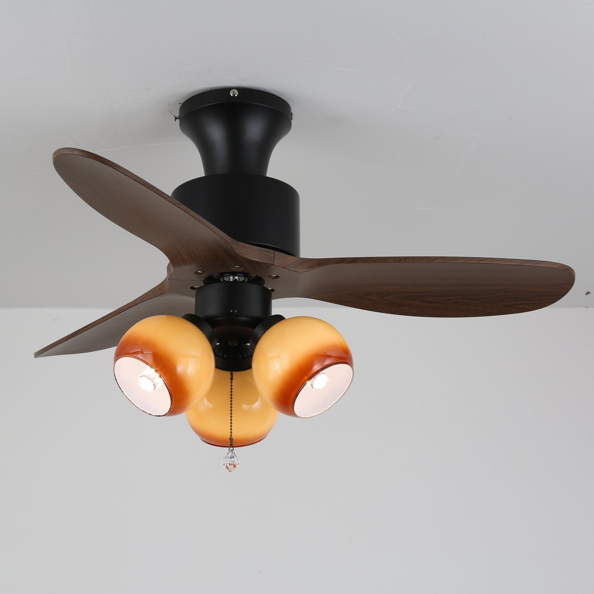 Zayla Vintage Glass Ceiling Fan Light - Blowlighting