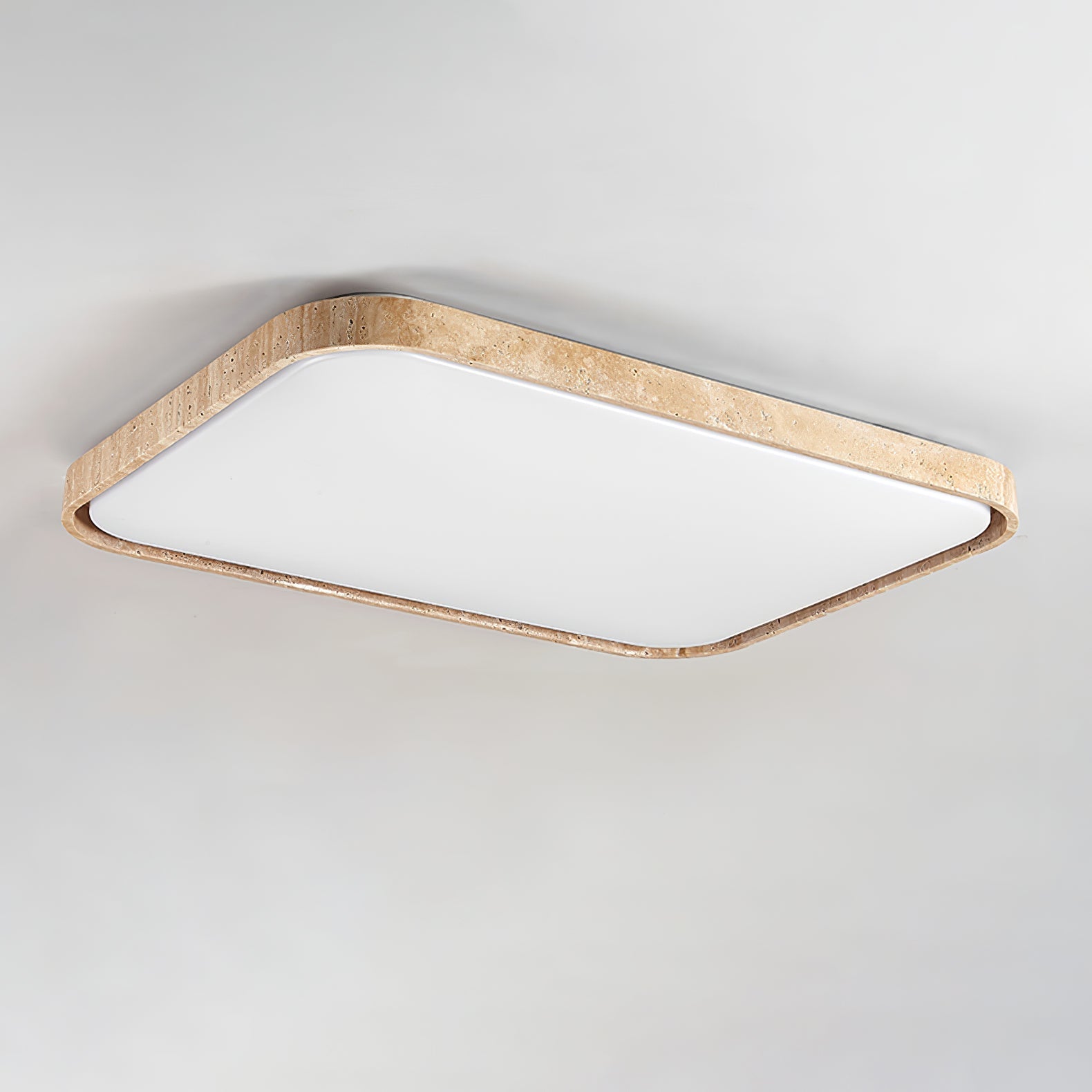 Aisle Travertine Square Ceiling Light - Blowlighting