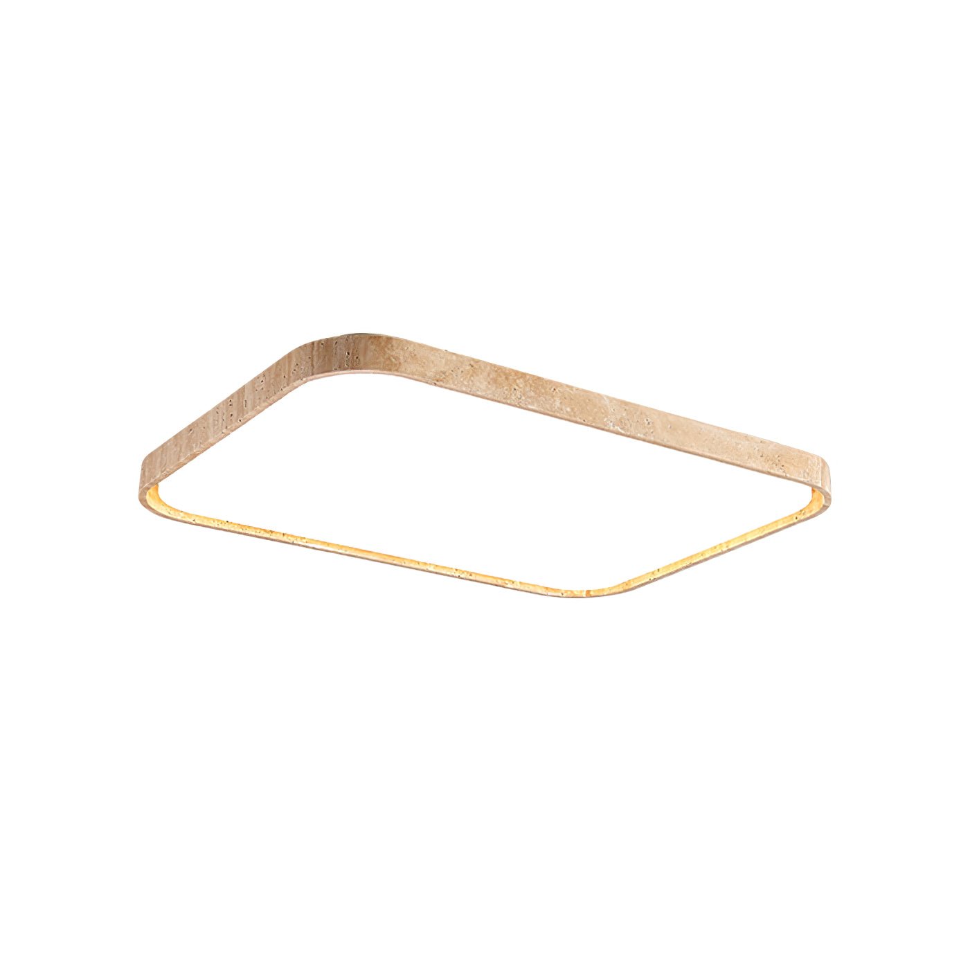 Aisle Travertine Square Ceiling Light - Blowlighting