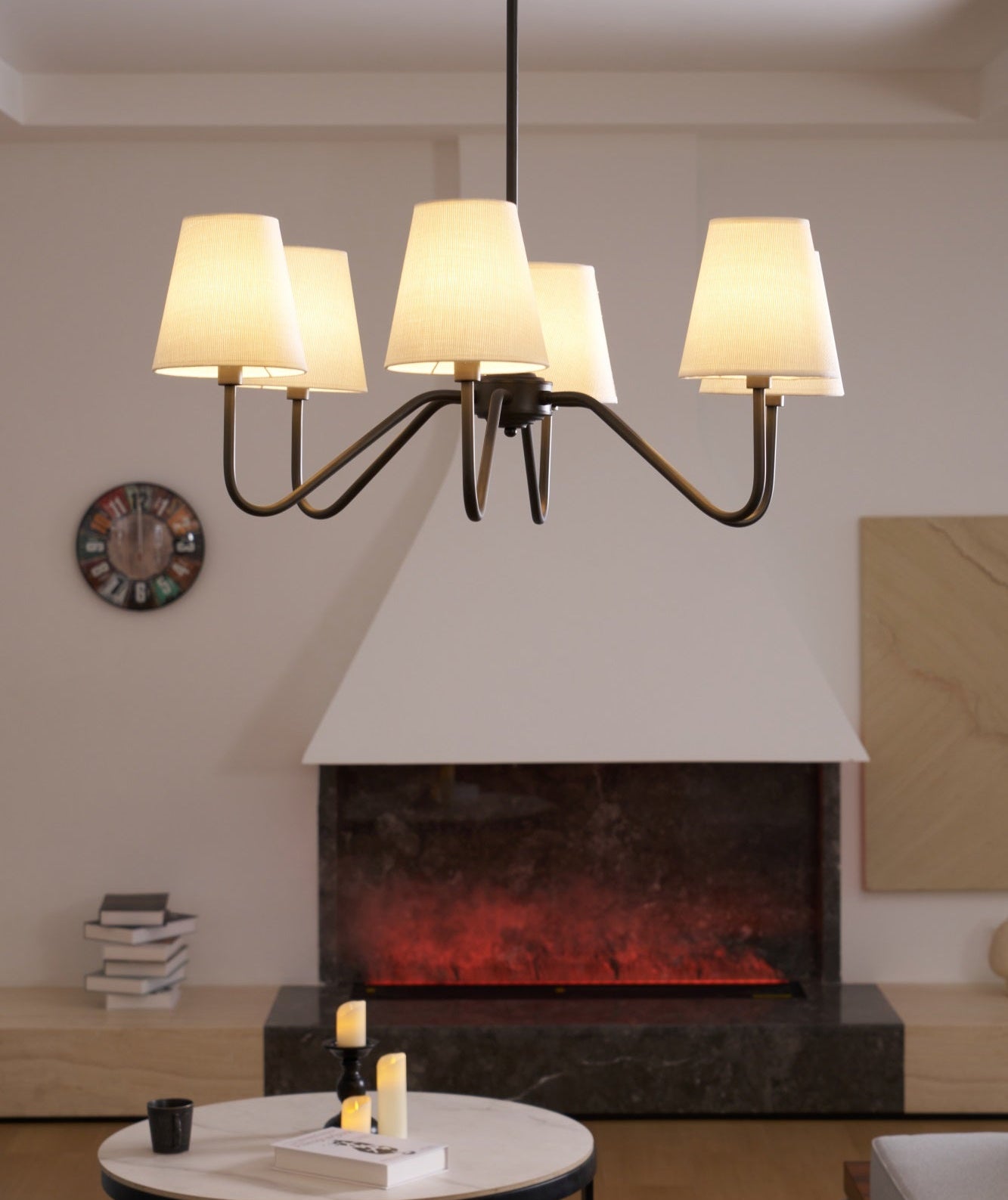 Lumos Black Chandelier - Blowlighting