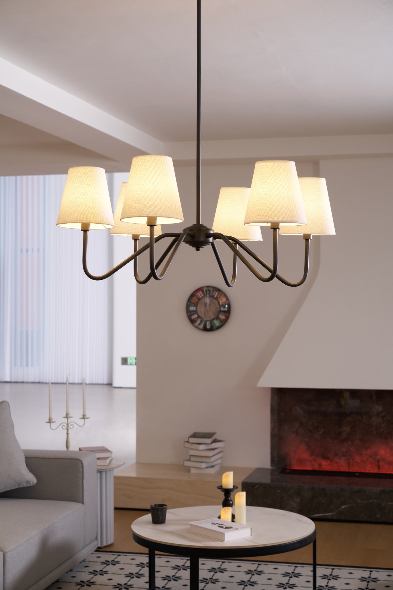 Lumos Black Chandelier - Blowlighting