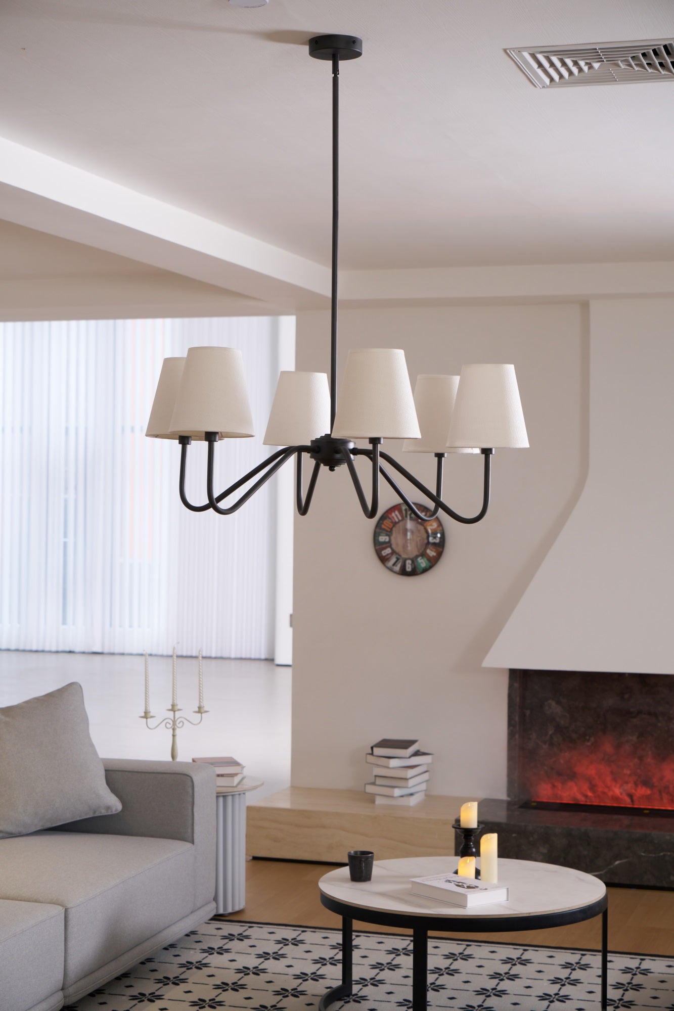 Lumos Black Chandelier - Blowlighting