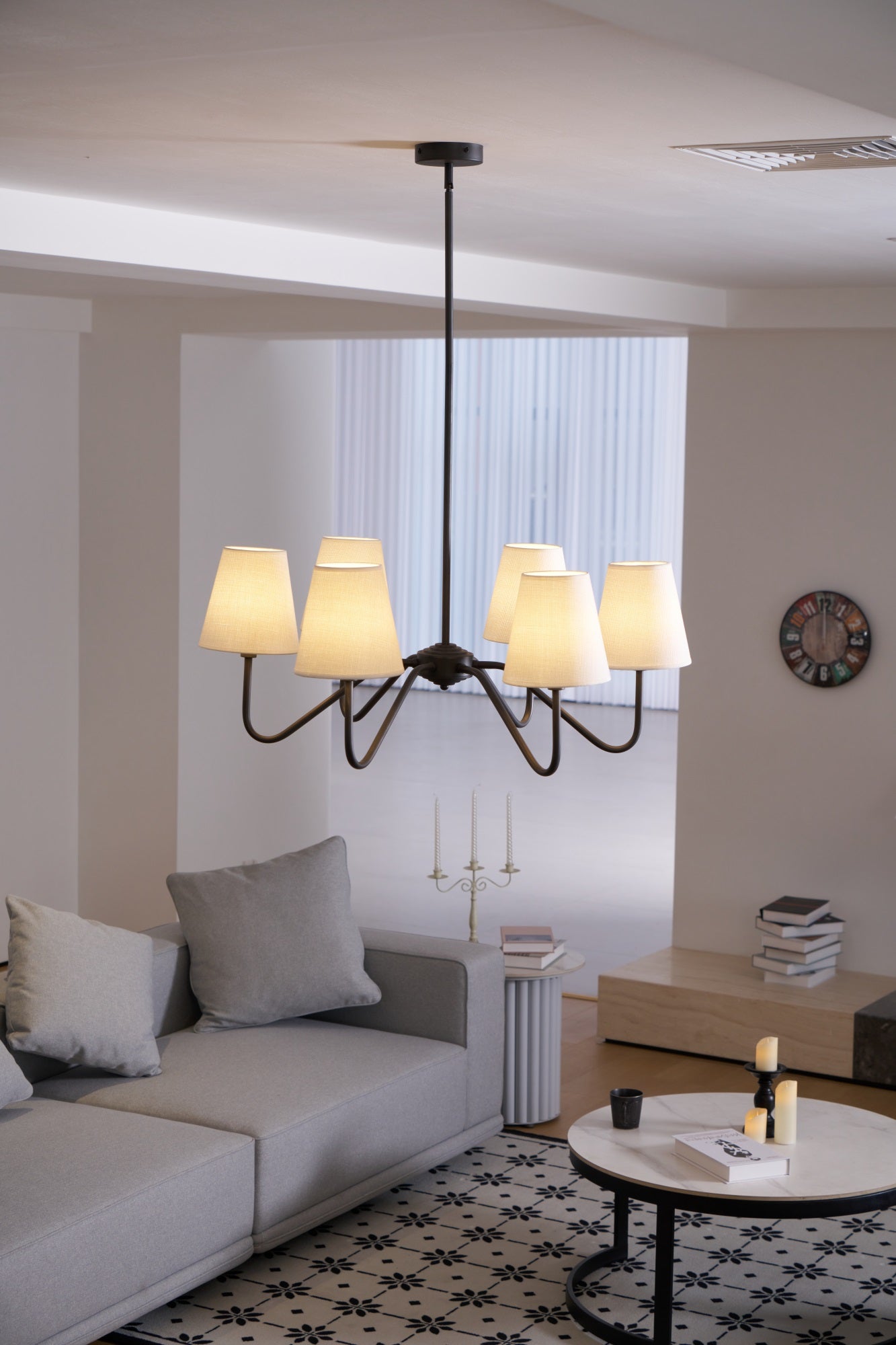 Lumos Black Chandelier - Blowlighting