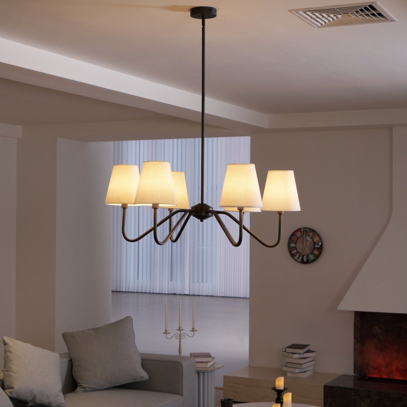 Lumos Black Chandelier - Blowlighting