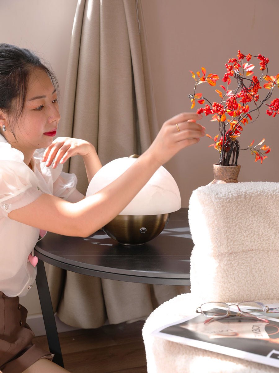 Luna Stone Mini Table Lamp - Vakkerlight