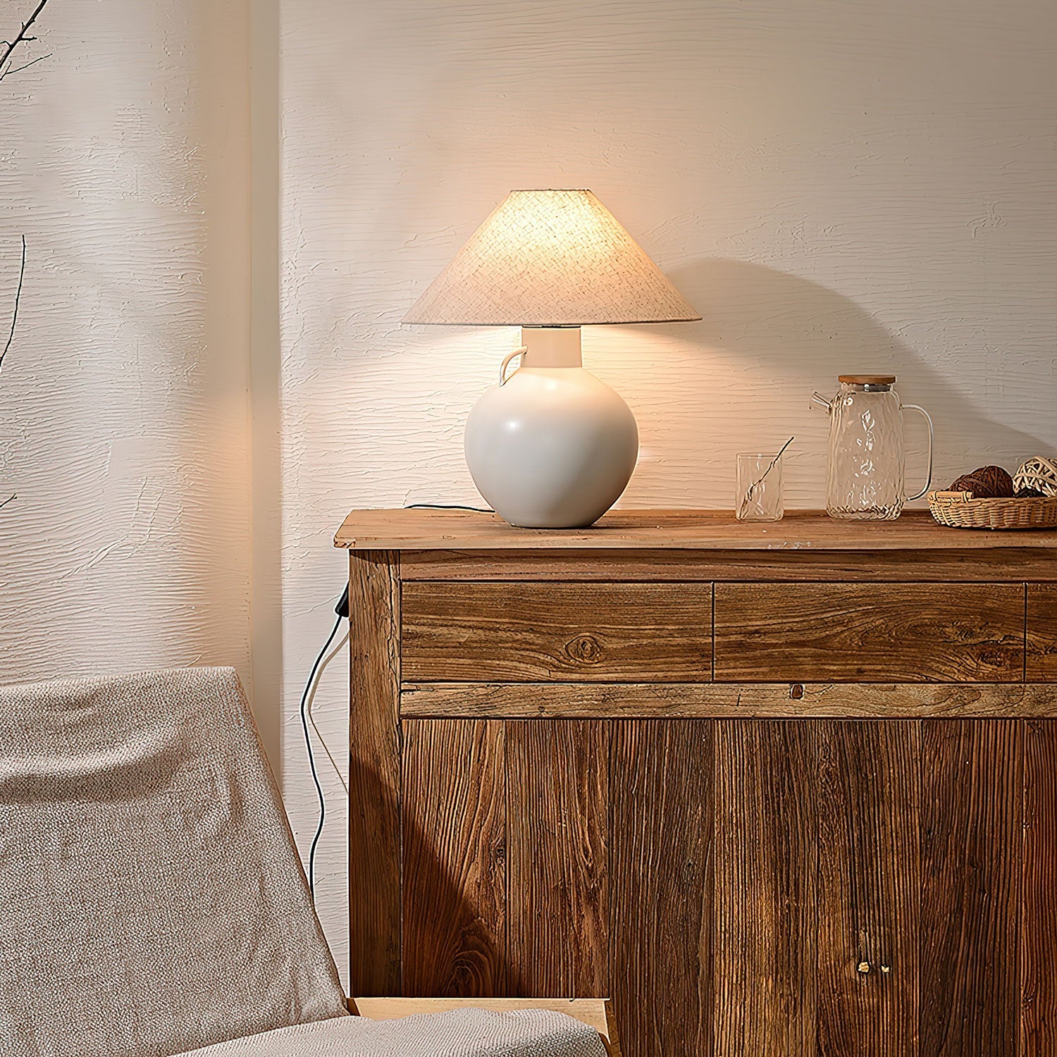 Lumina Opal Ceramic Table Lamp - Blowlighting