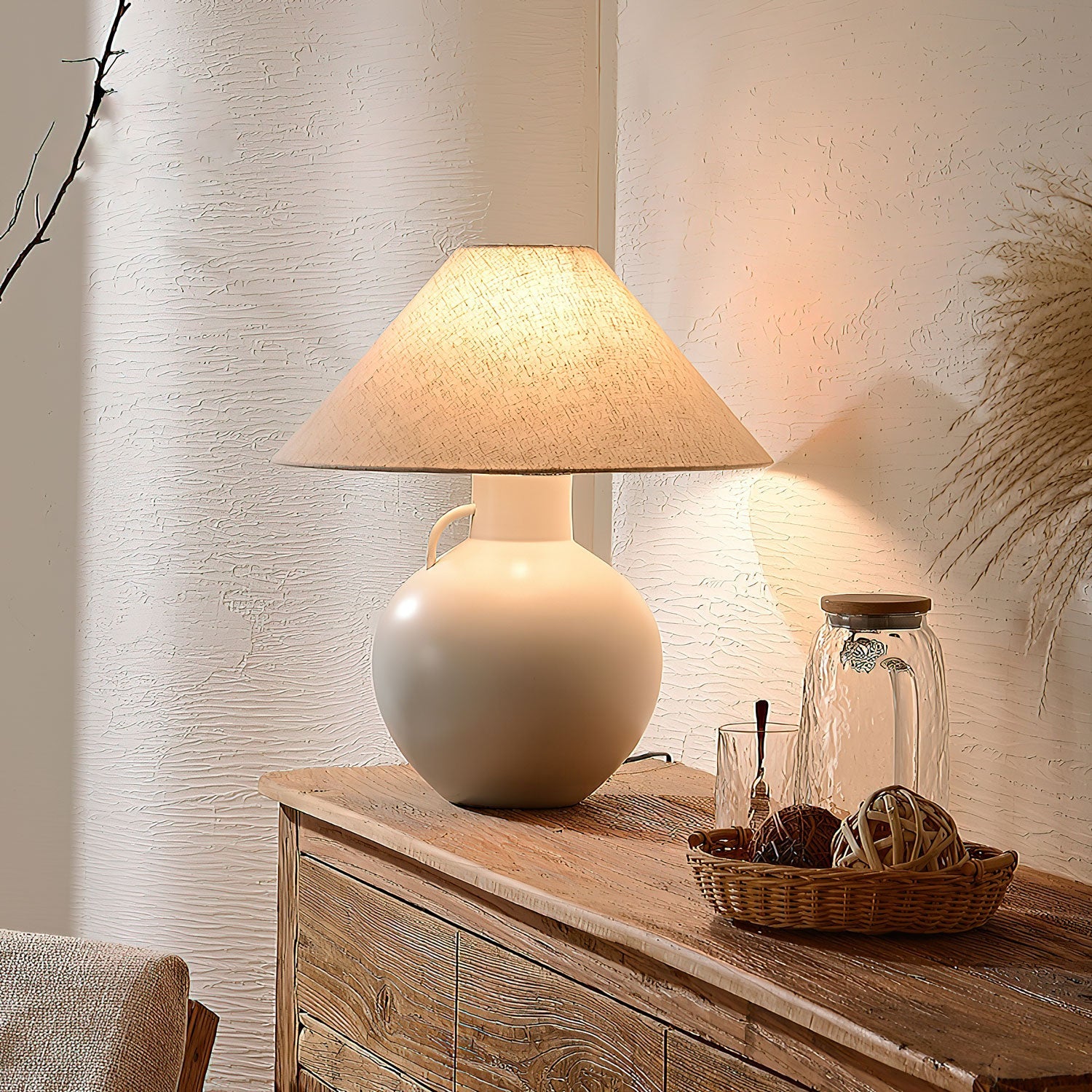 Lumina Opal Ceramic Table Lamp - Blowlighting
