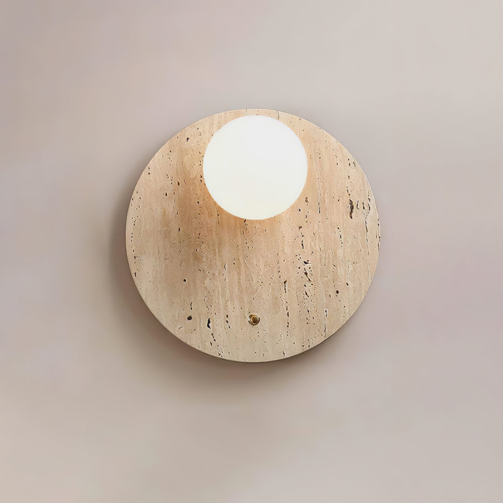 Syloryra Minimalist Travertine Wall Light - Blowlighting