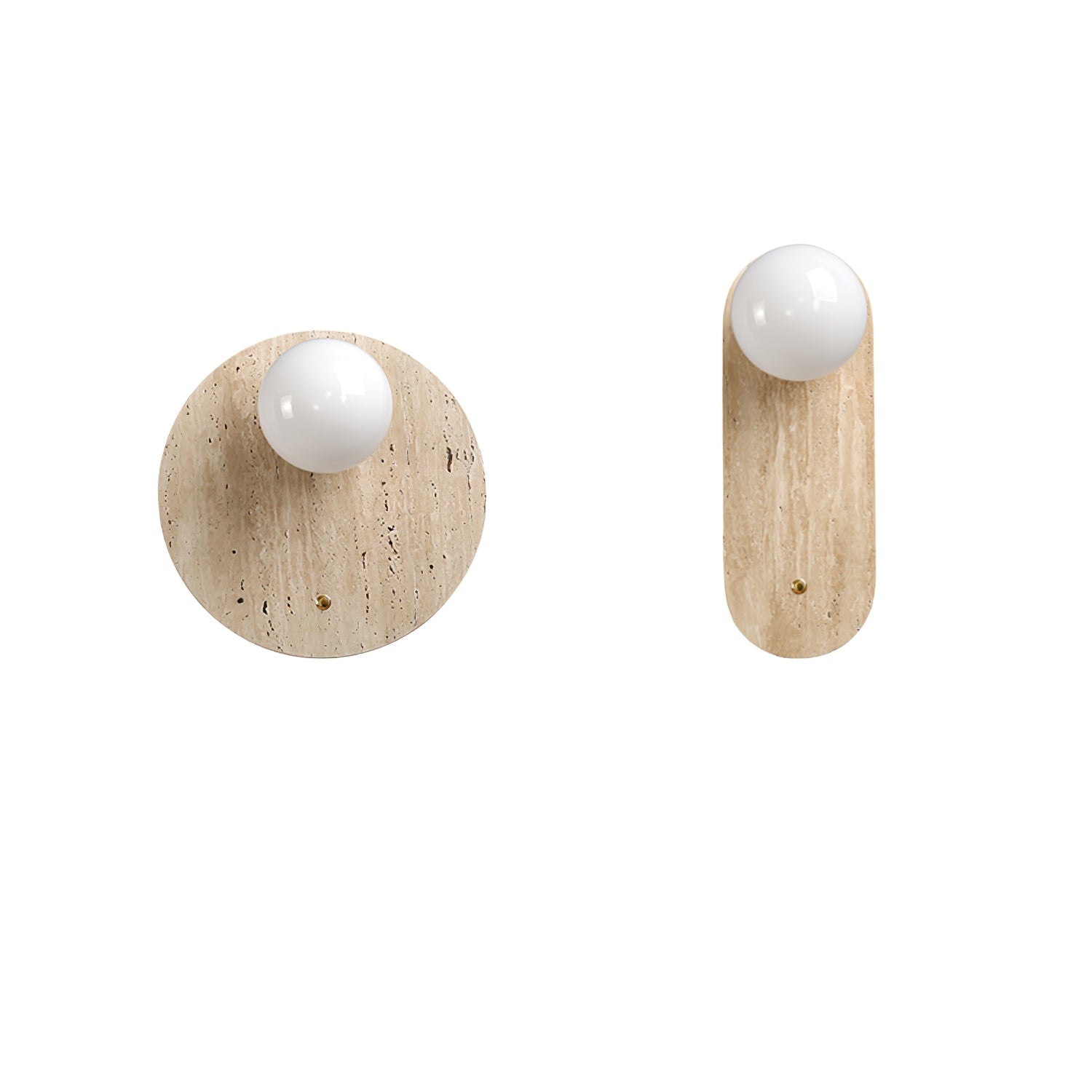 Syloryra Minimalist Travertine Wall Light - Blowlighting