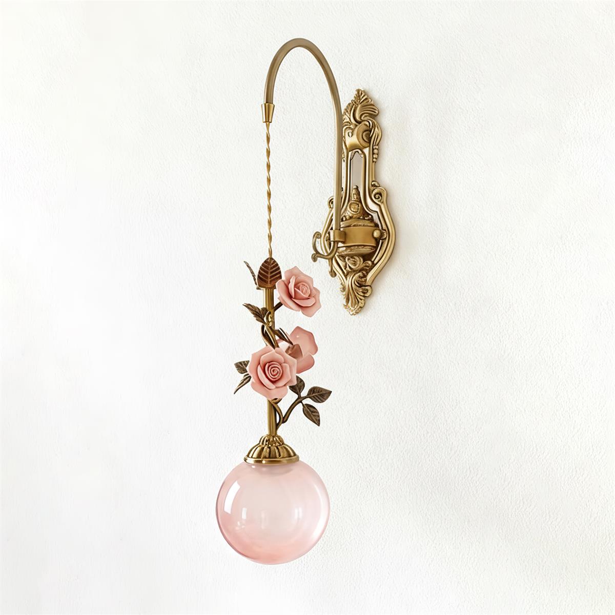 Lunafleur Luxury Brass Wall Light