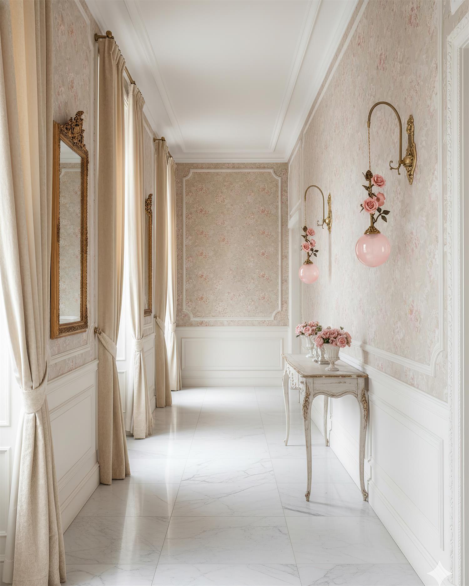 Lunafleur Luxury Brass Wall Light