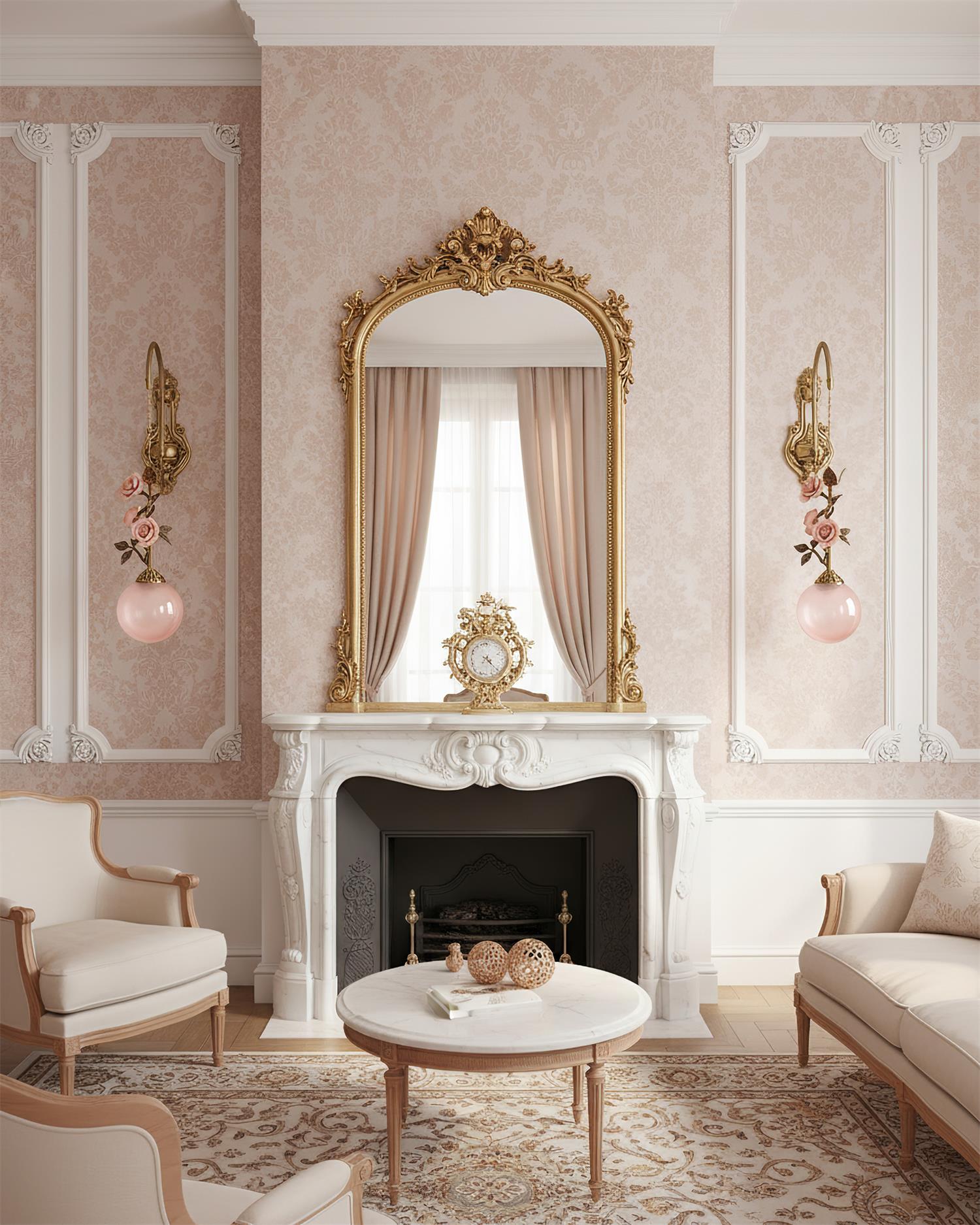 Lunafleur Luxury Brass Wall Light