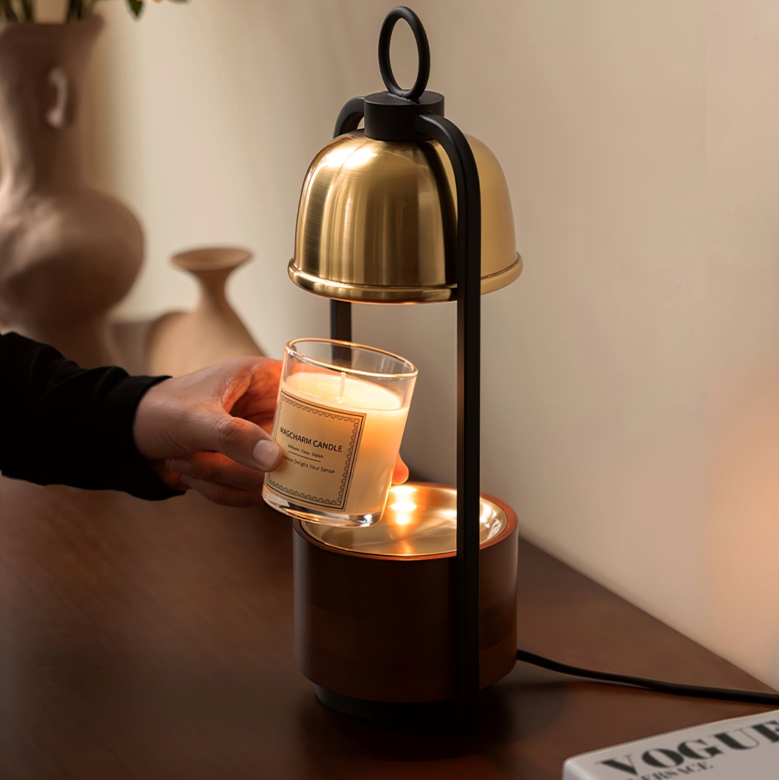 Lunara Candle Warmer Lamp - Blowlighting