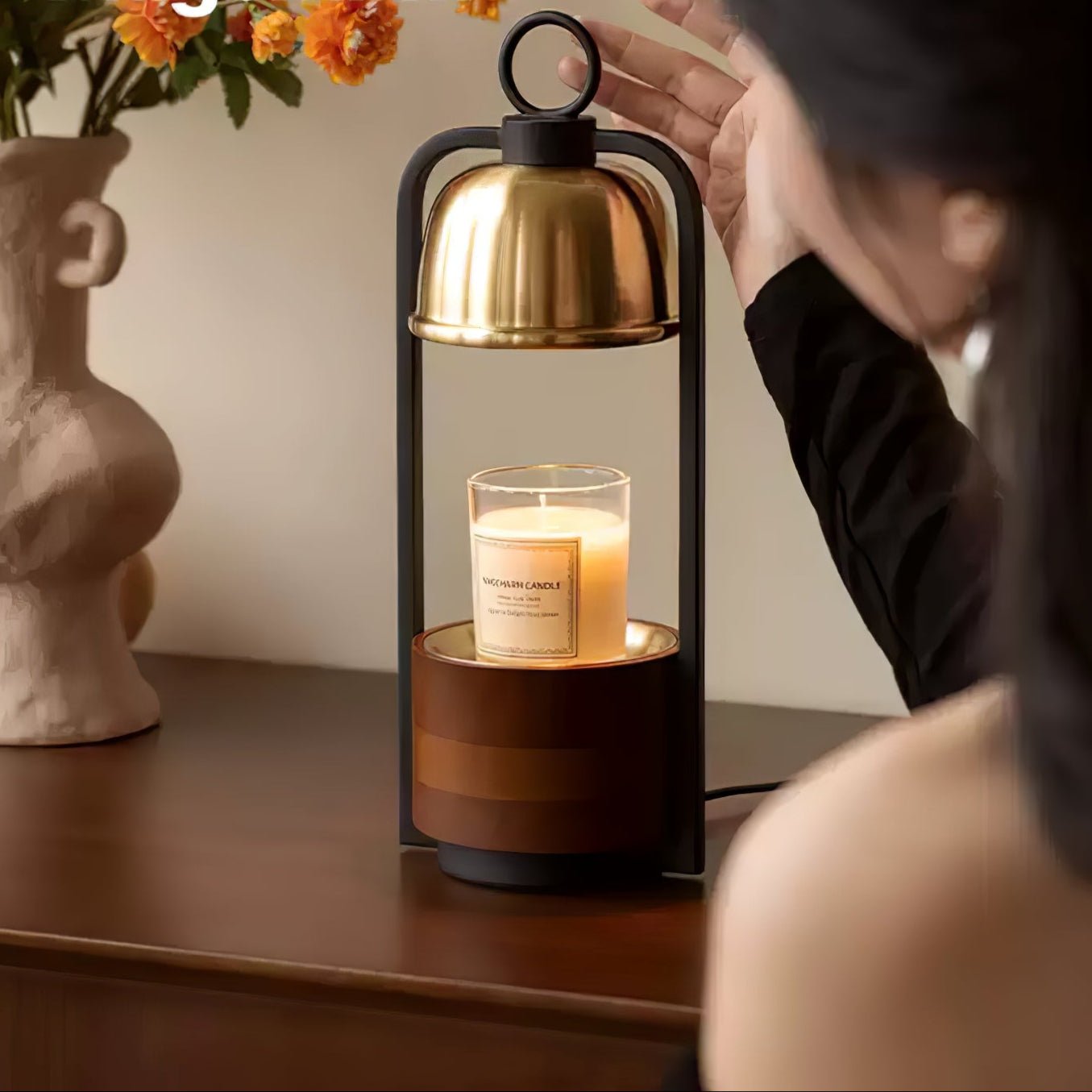 Lunara Candle Warmer Lamp - Blowlighting