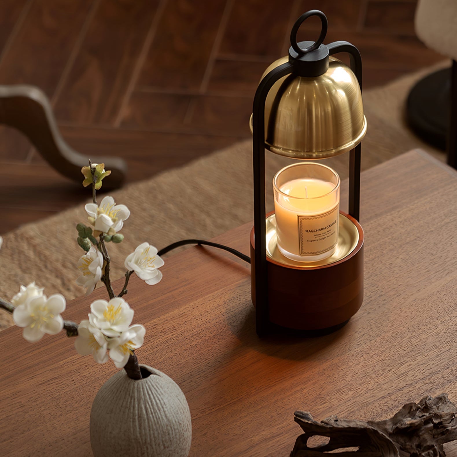 Lunara Candle Warmer Lamp - Blowlighting