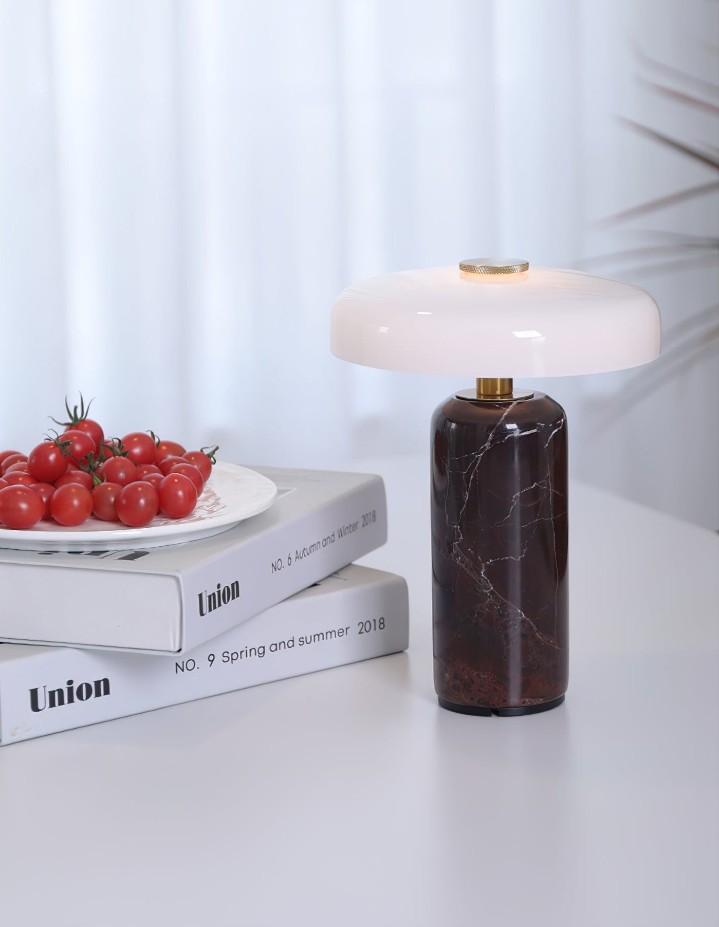 Lunara Marble Table Lamp - Blowlighting