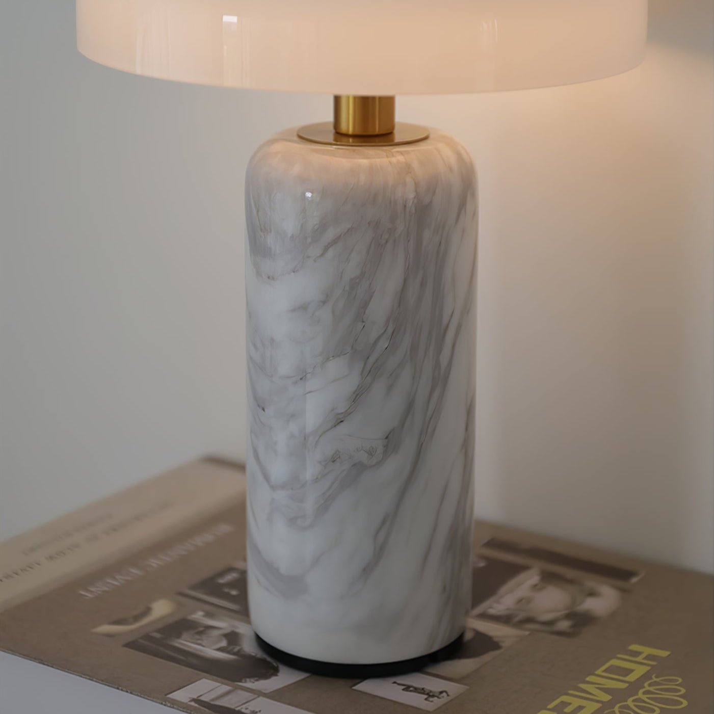 Lunara Marble Table Lamp - Blowlighting