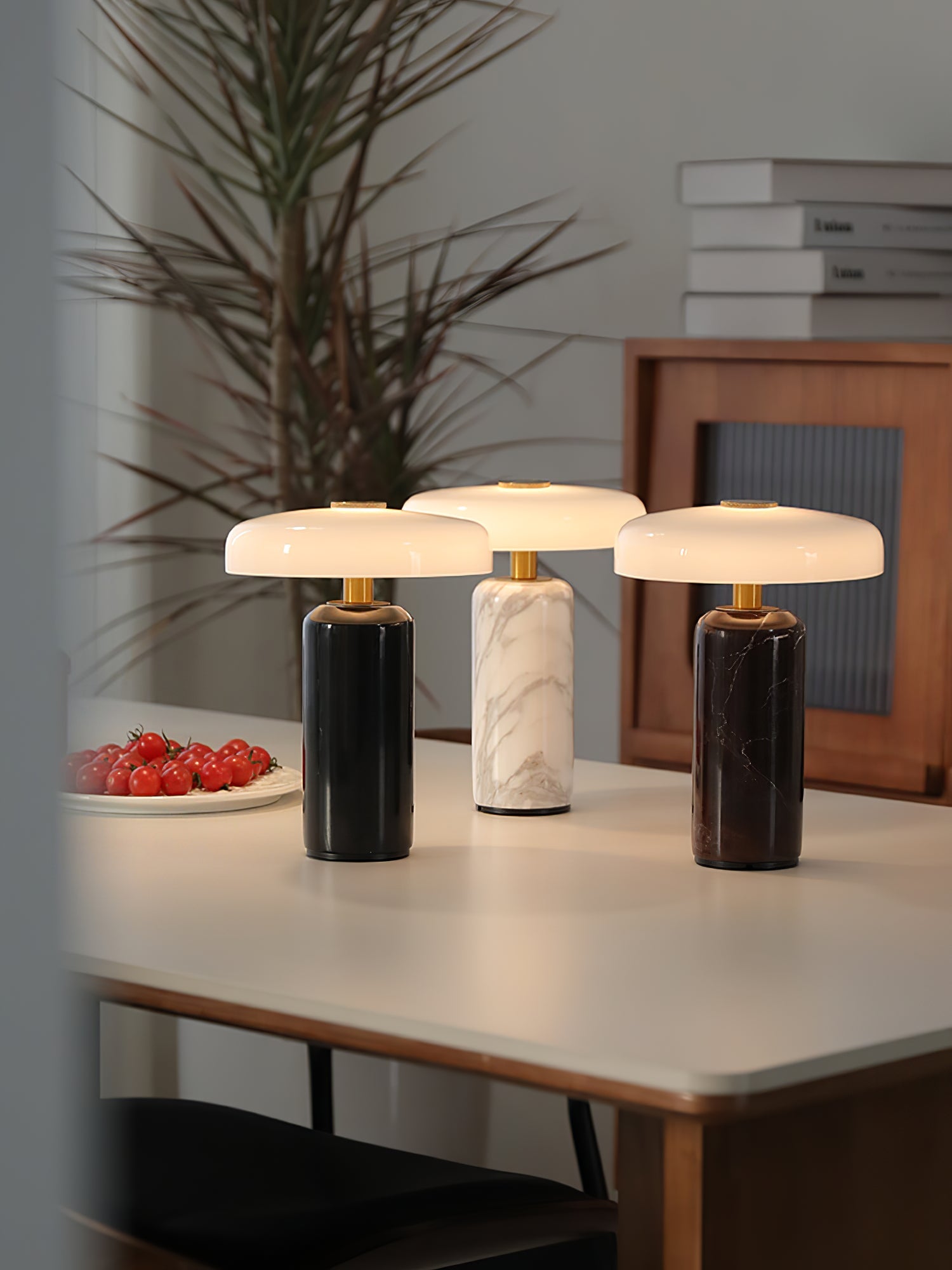 Lunara Marble Table Lamp - Blowlighting