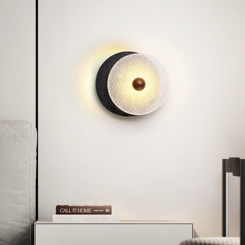 Lunara Textured Disc Wall Light - Vakkerlight
