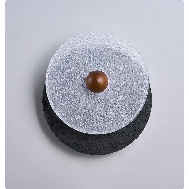 Lunara Textured Disc Wall Light - Vakkerlight