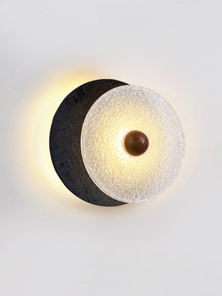 Lunara Textured Disc Wall Light - Vakkerlight