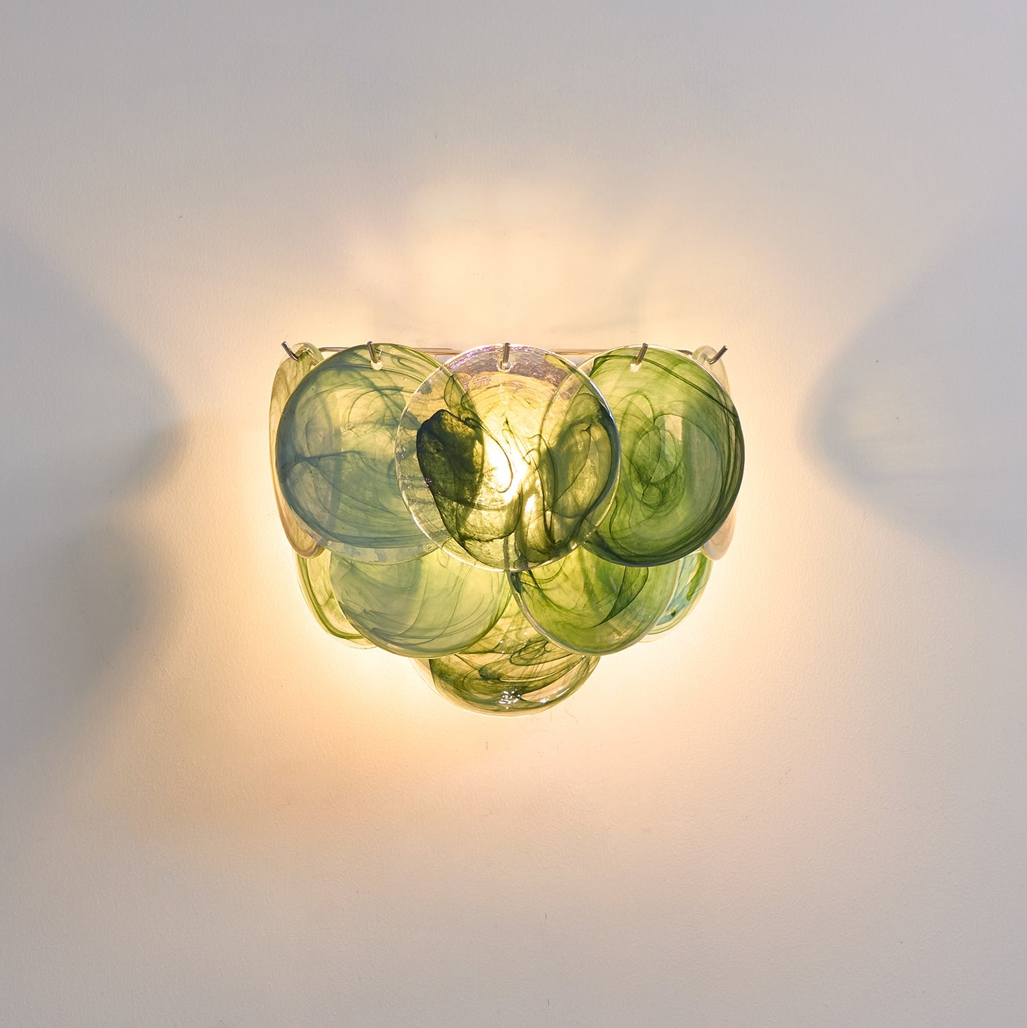 Aurora Wall Lamp Murano Glass Disc Artistic - Blowlighting