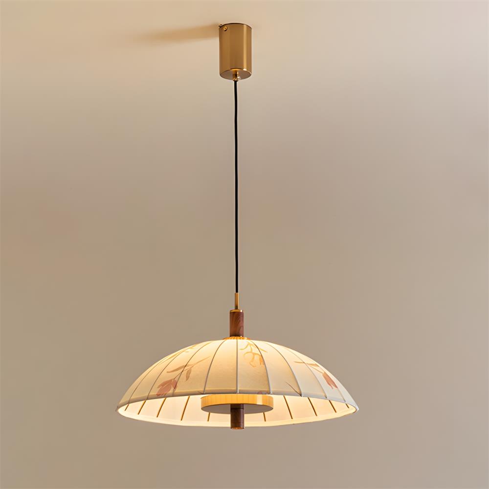 Lunaro Modern Fabric Pendant Light