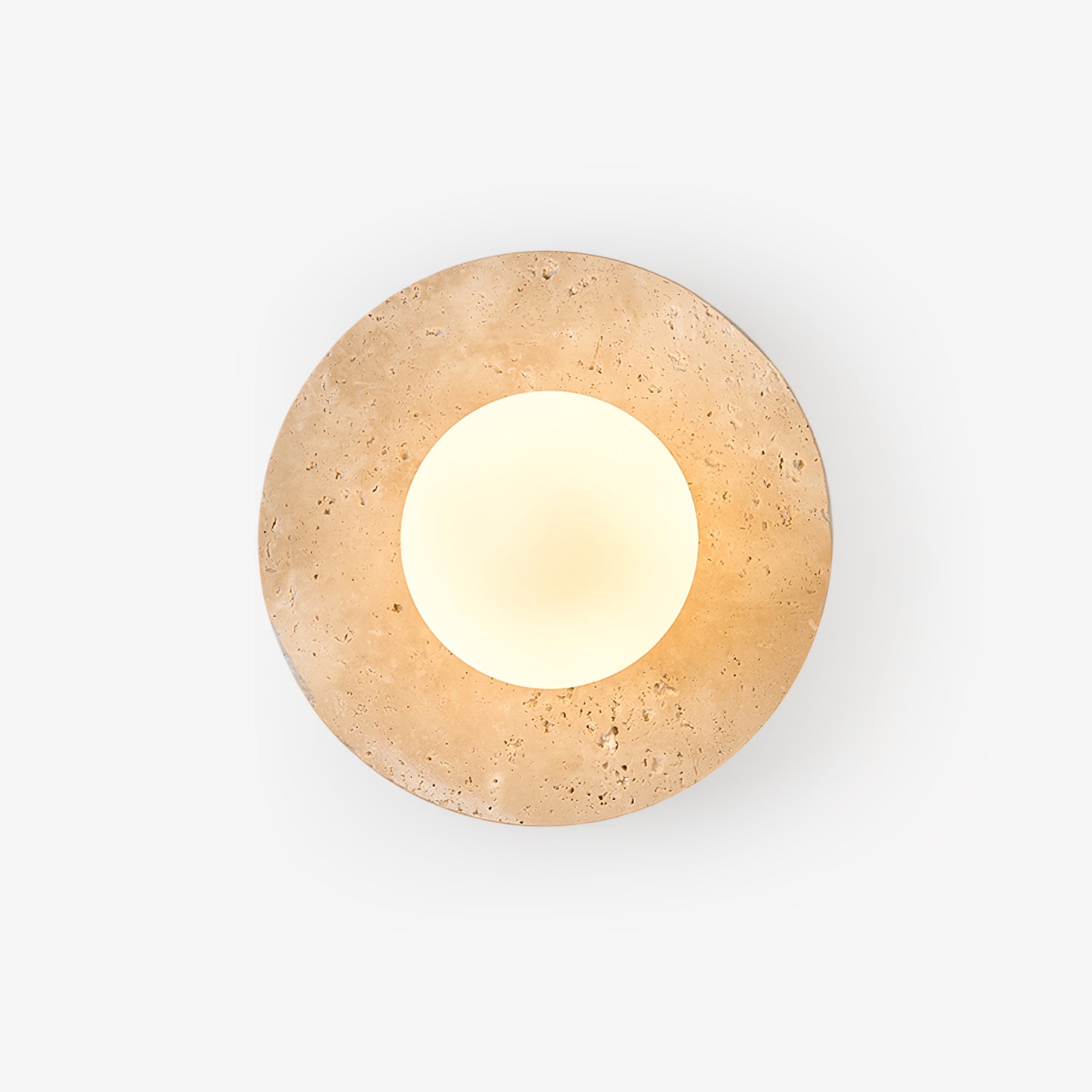 Vesolyra Travertine Ceiling Light - Blowlighting