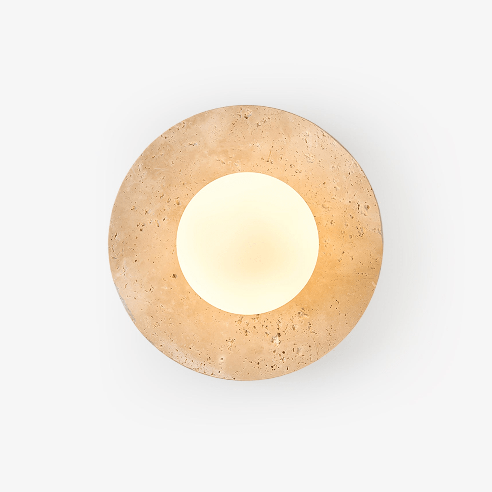 Vesolyra Travertine Ceiling Light - Blowlighting