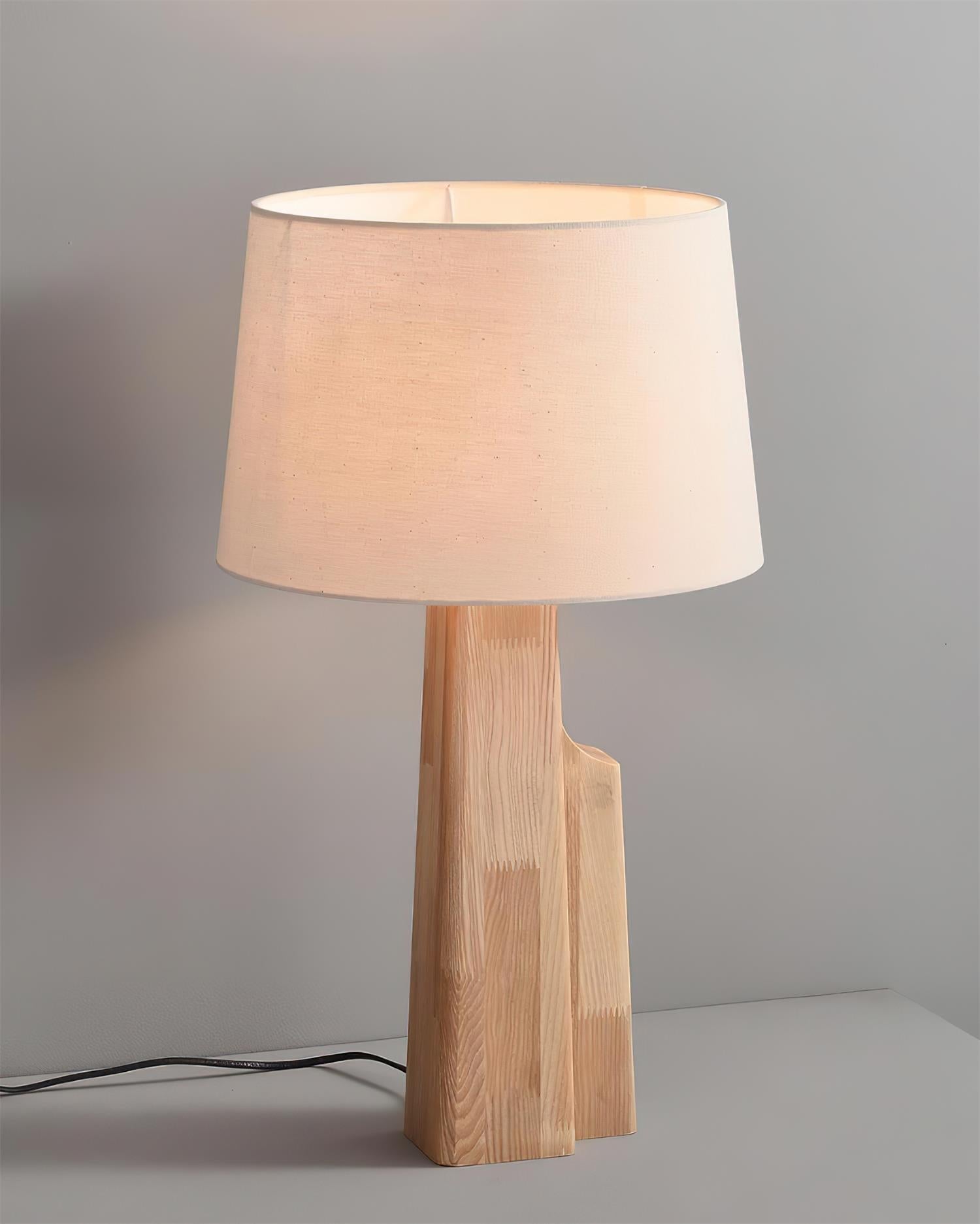 Quietus Minimalist Wood Table Lamp