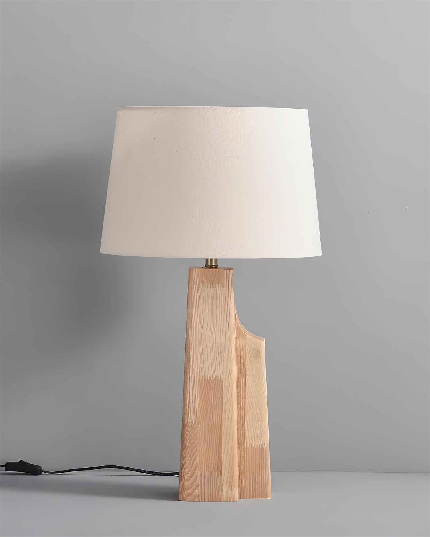 Quietus Minimalist Wood Table Lamp