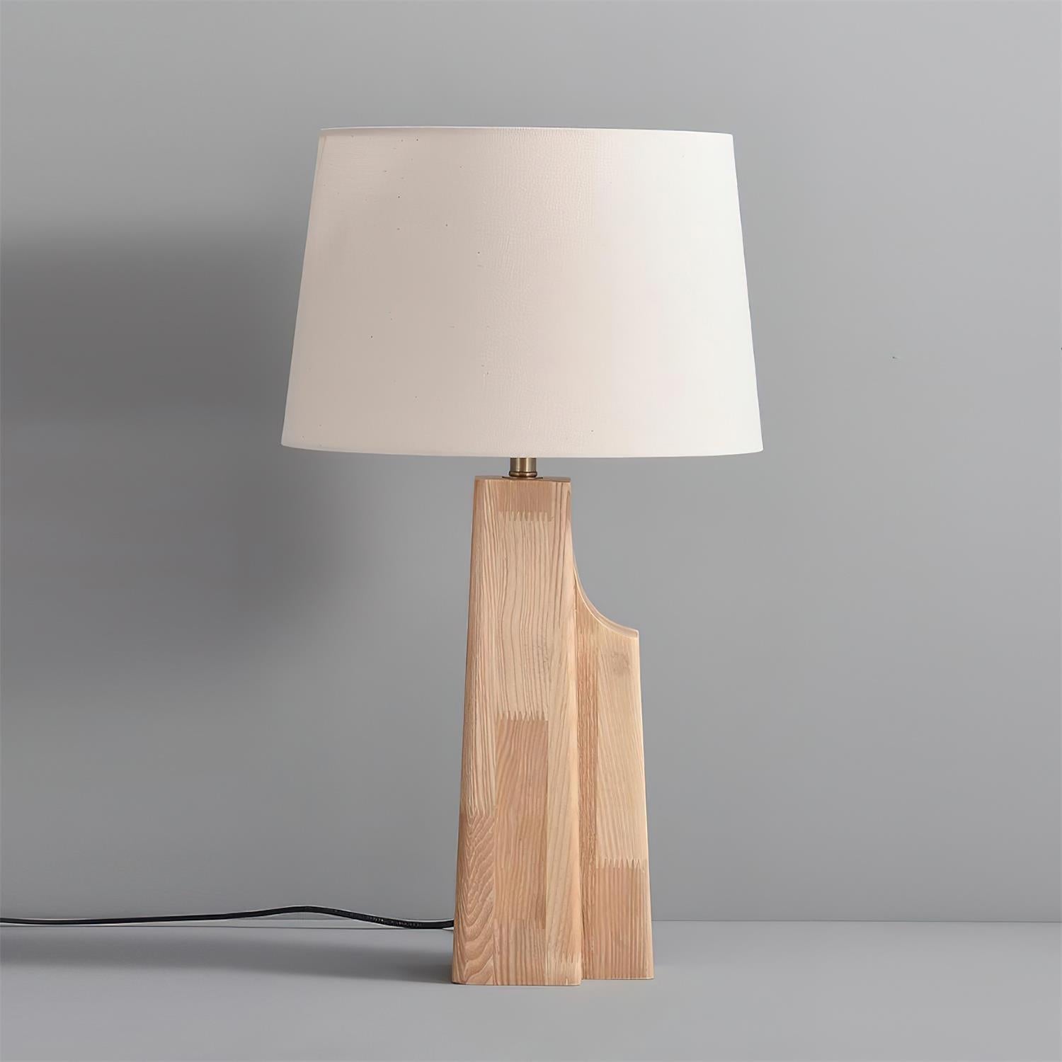 Quietus Minimalist Wood Table Lamp