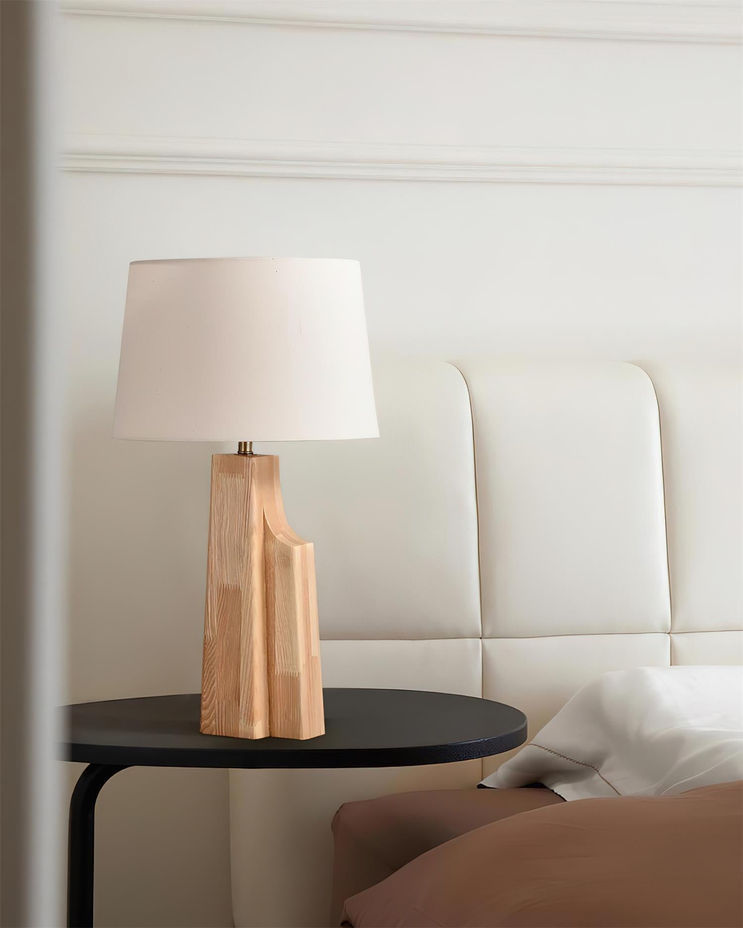 Quietus Minimalist Wood Table Lamp
