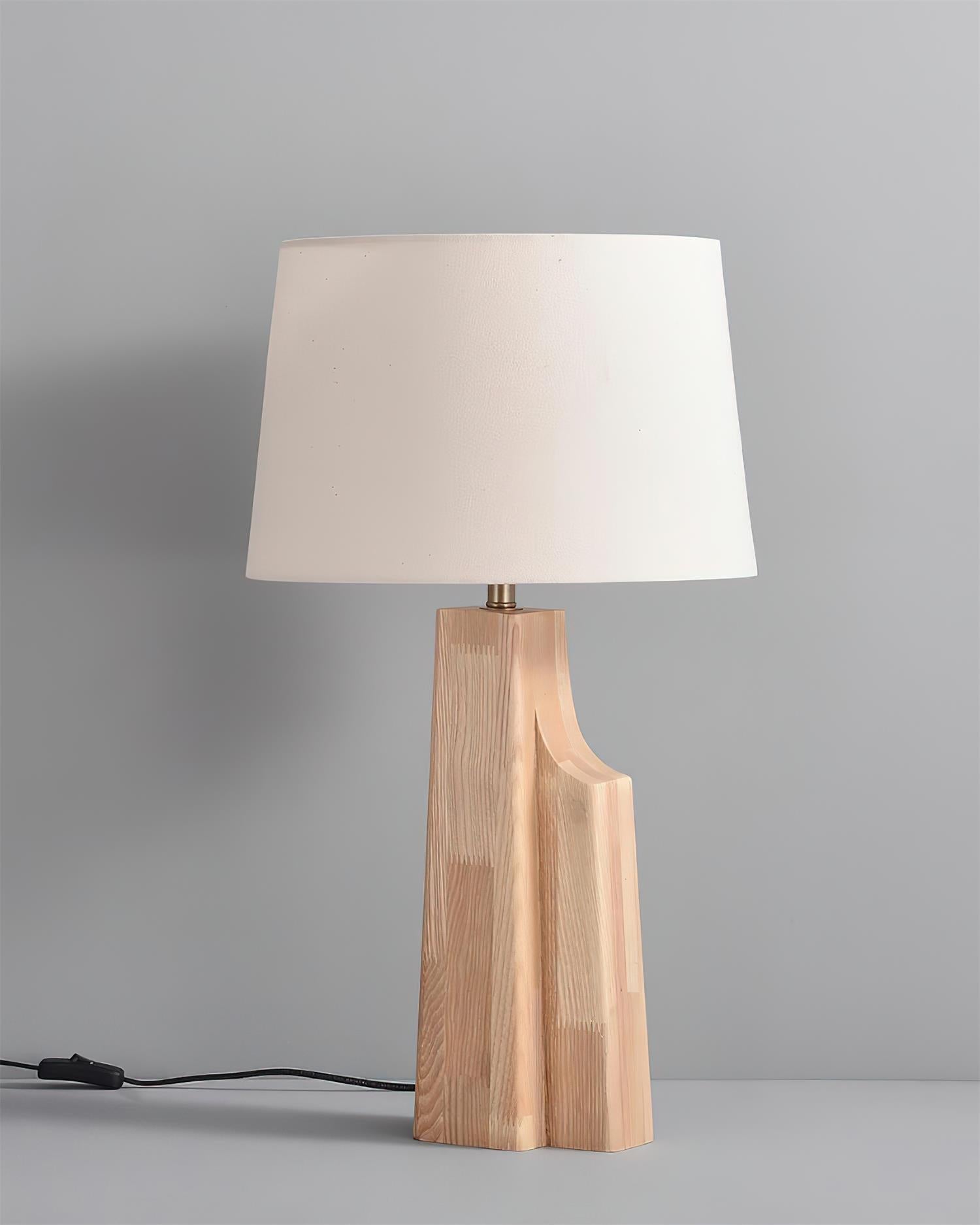 Quietus Minimalist Wood Table Lamp