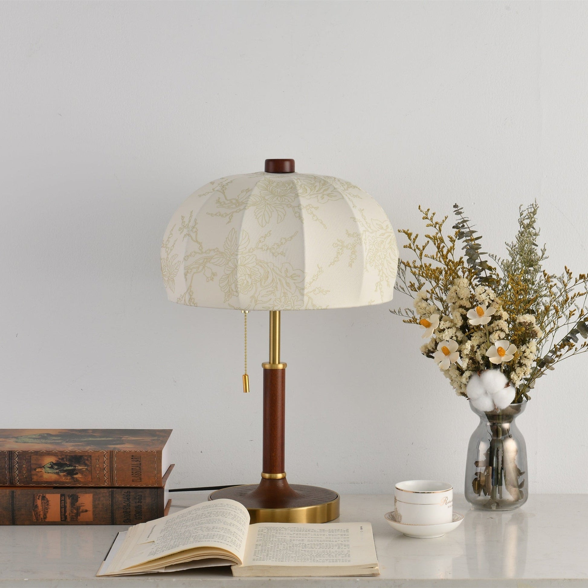 Hazel Vintage Metal Table Lamp - Blowlighting