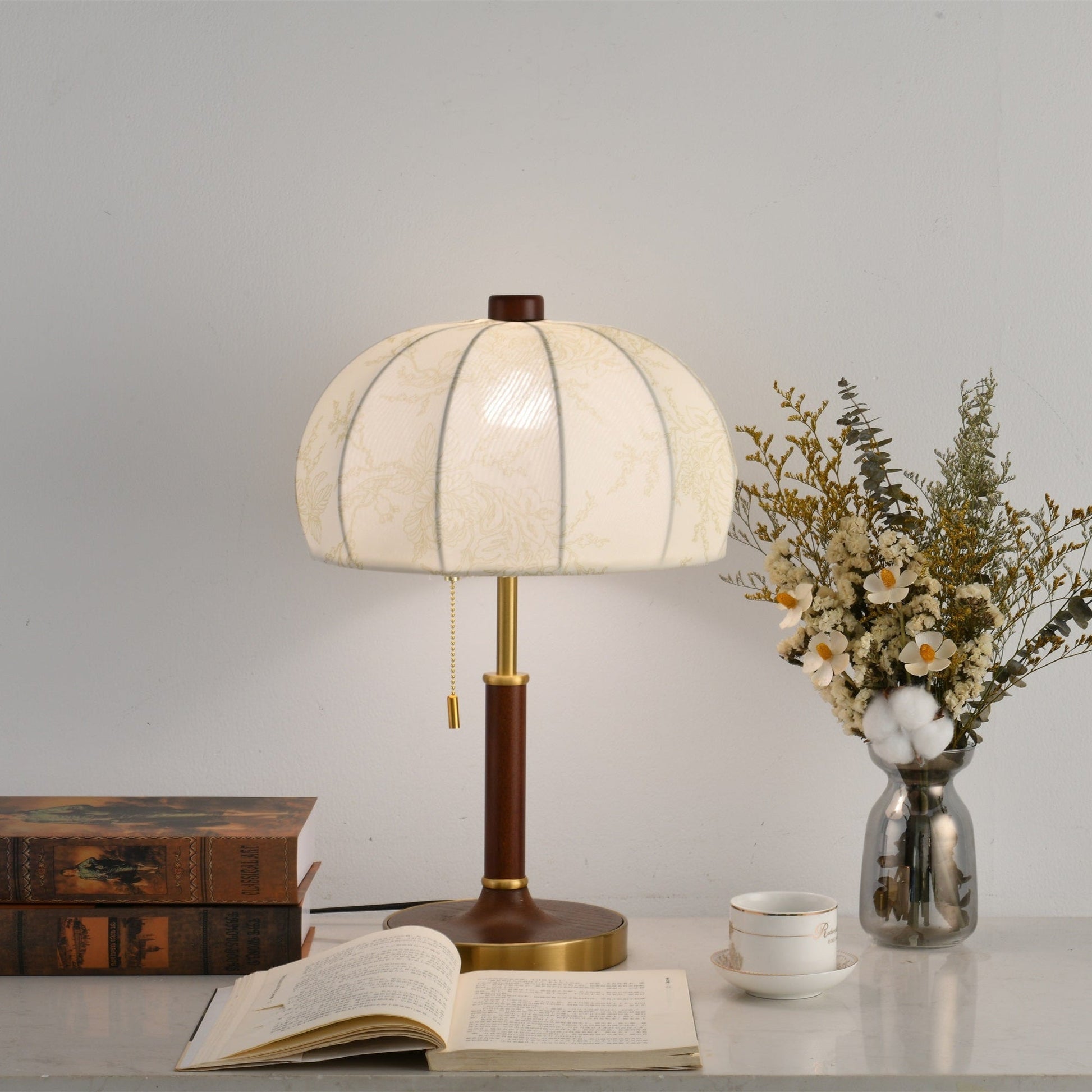 Hazel Vintage Metal Table Lamp - Blowlighting