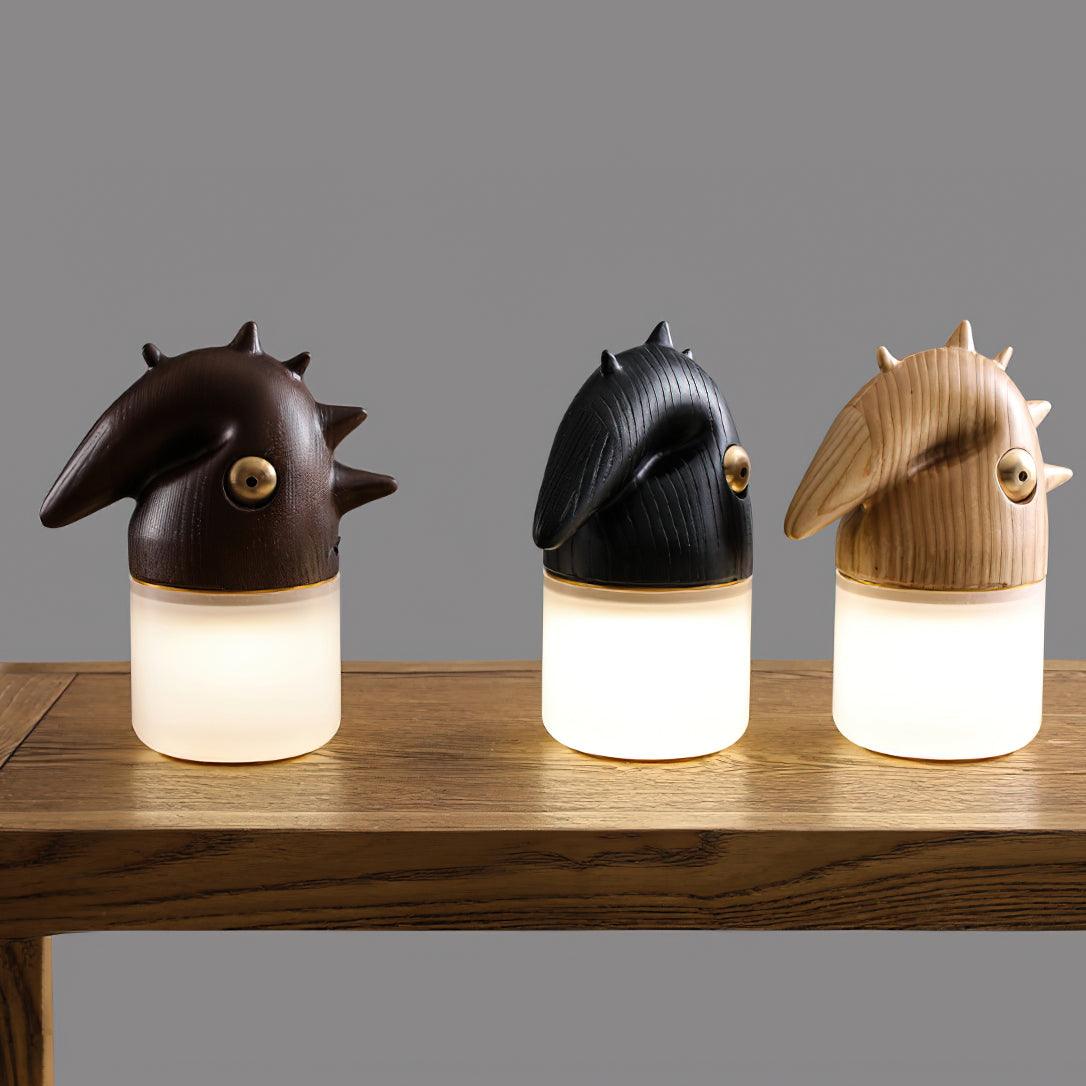 Jerry Contemporary Wood Table Lamp - Blowlighting