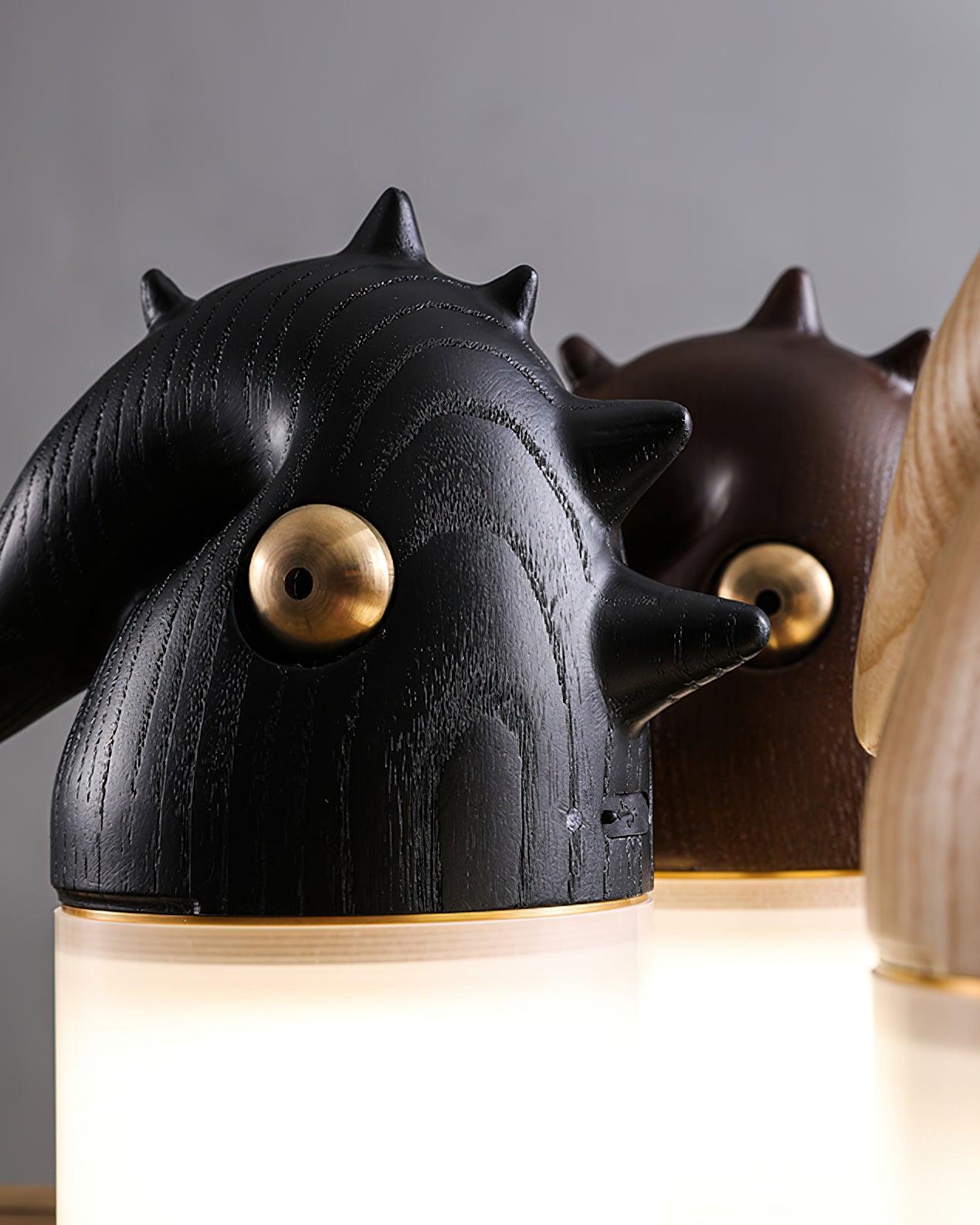Jerry Contemporary Wood Table Lamp - Blowlighting