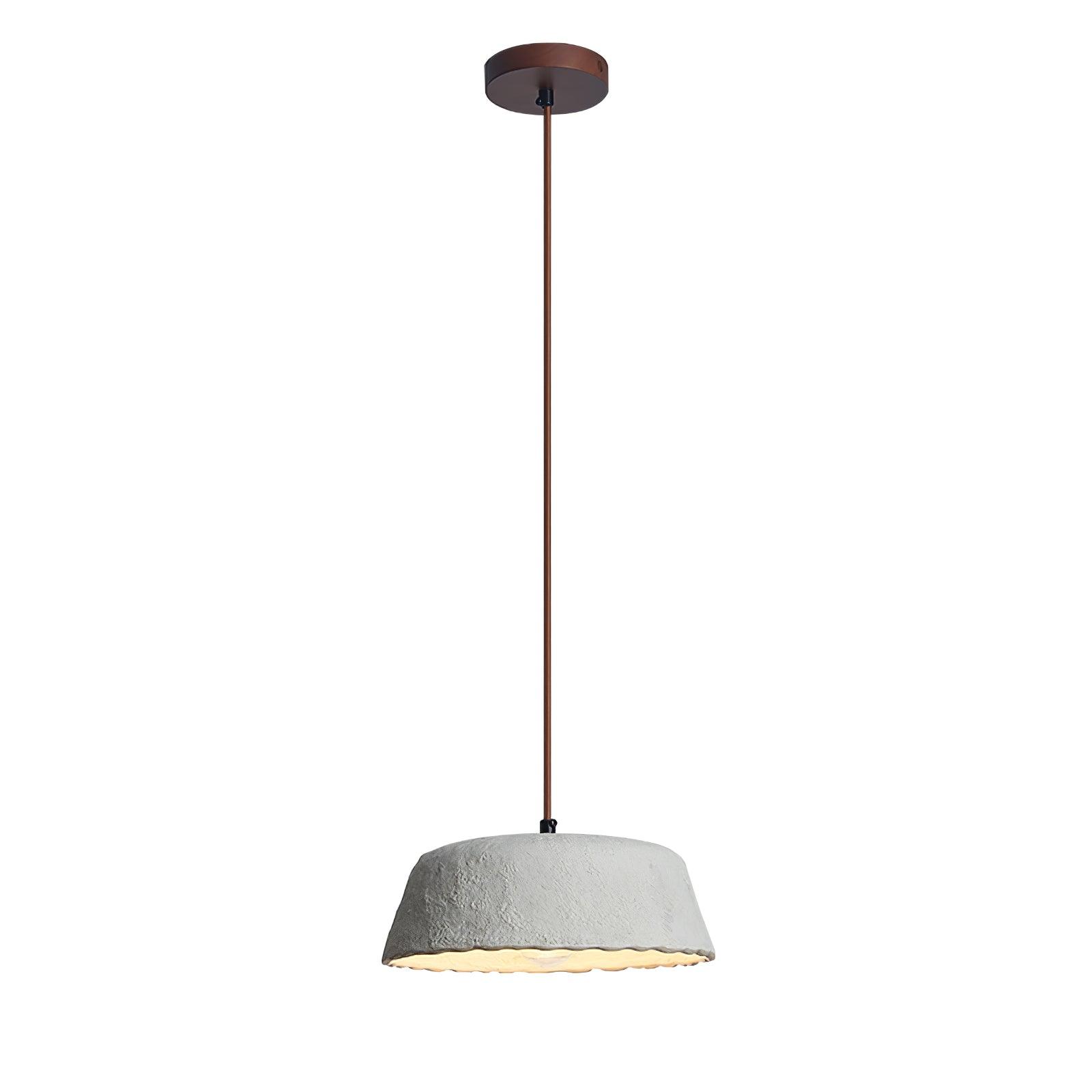 Stone Contemporary Wood Pendant Lamp - Blowlighting