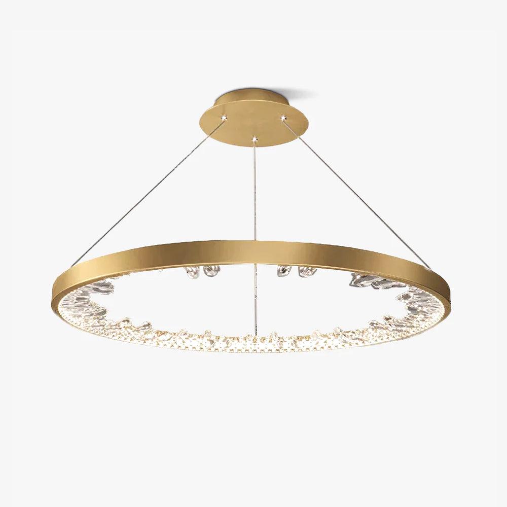 Luxury Circle Crystal Chandelier - Blowlighting