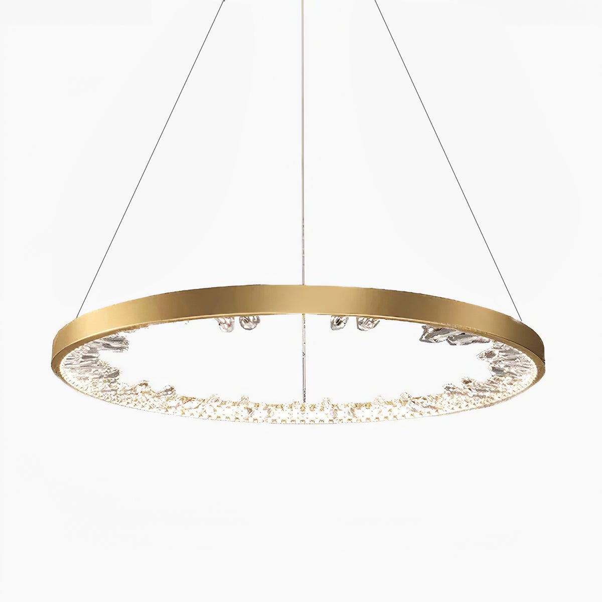 Luxury Circle Crystal Chandelier - Blowlighting