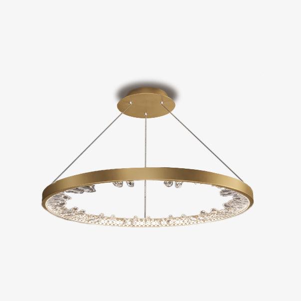 Luxury Circle Crystal Chandelier - Blowlighting