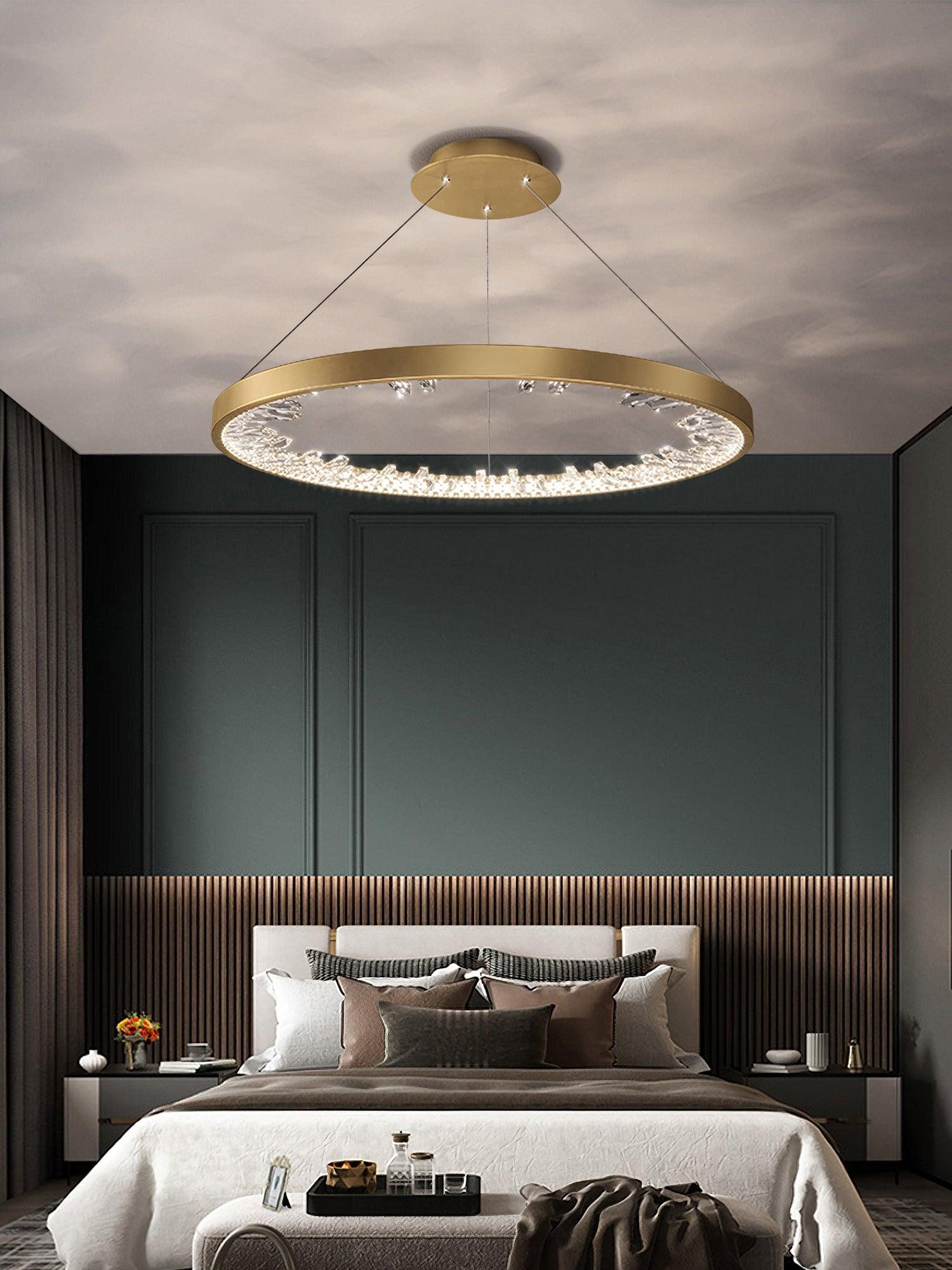 Luxury Circle Crystal Chandelier - Blowlighting
