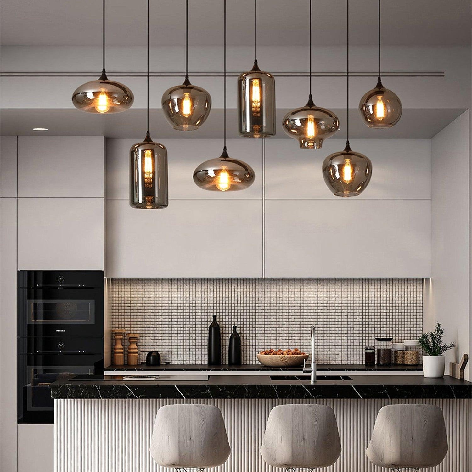 Bottle Pendant Light - Blowlighting