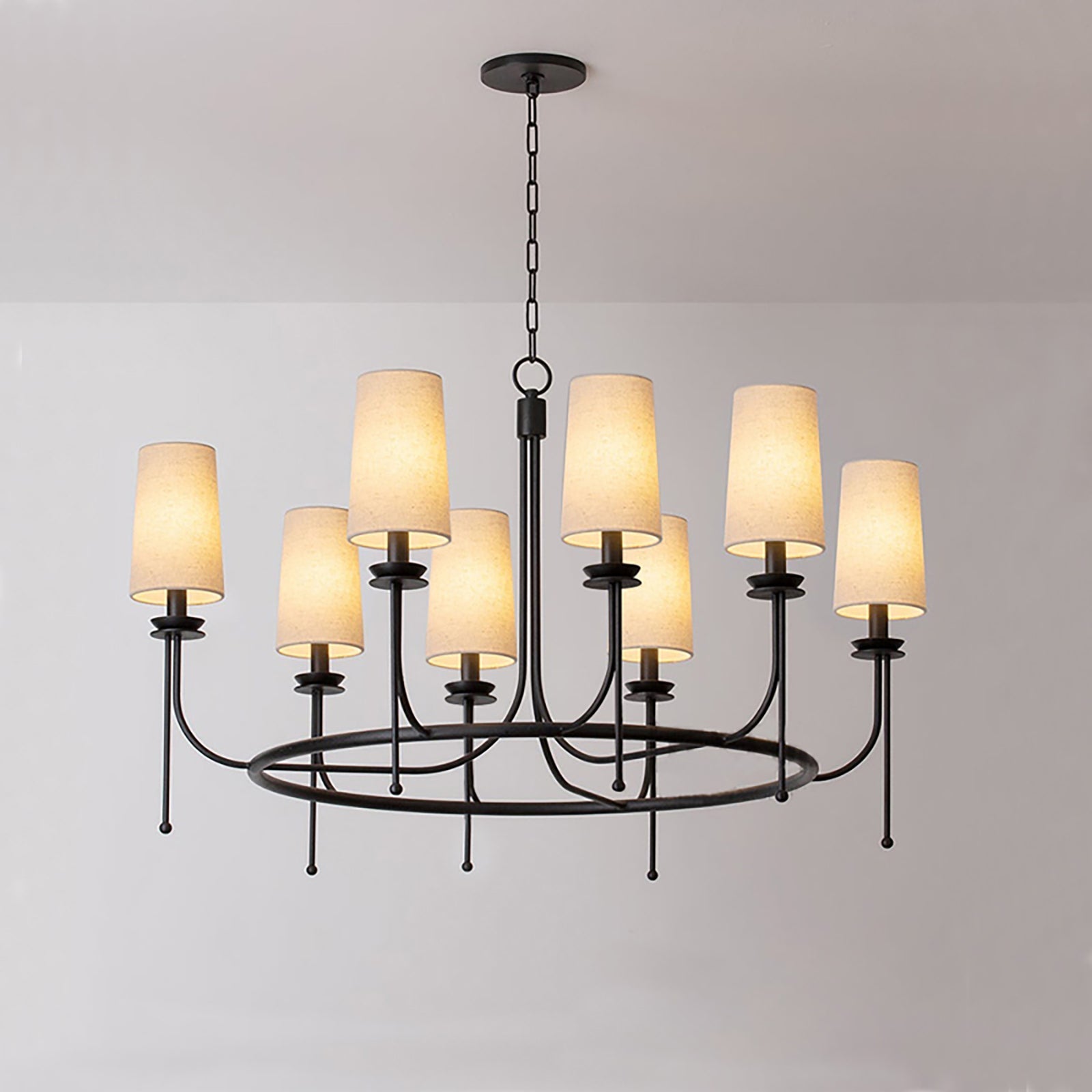 Yovaris Vintage Iron Chandelier - Blowlighting