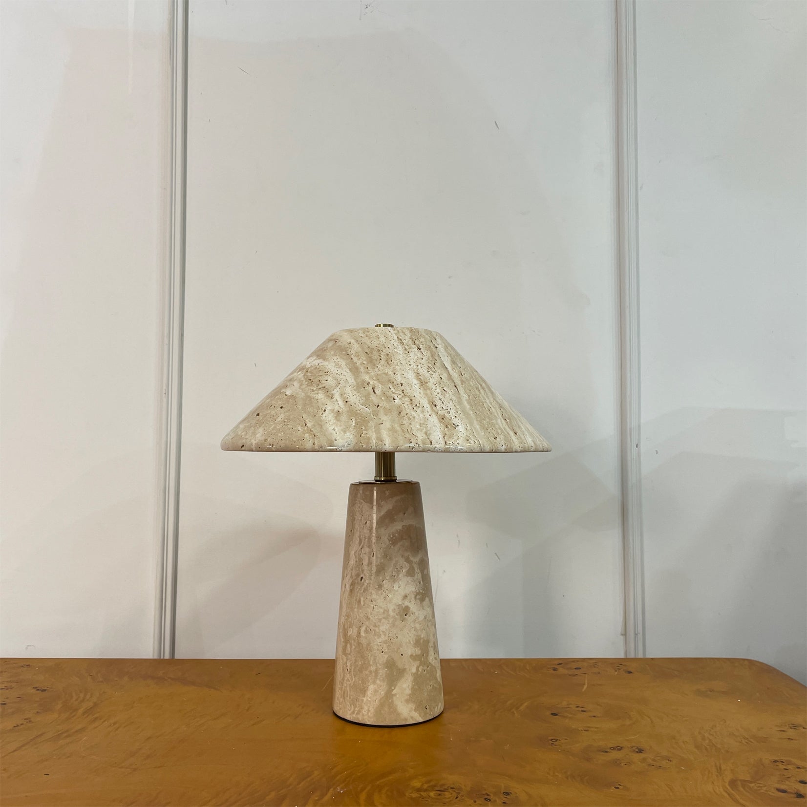 Lydia Wabi-Sabi Travertine Table Light