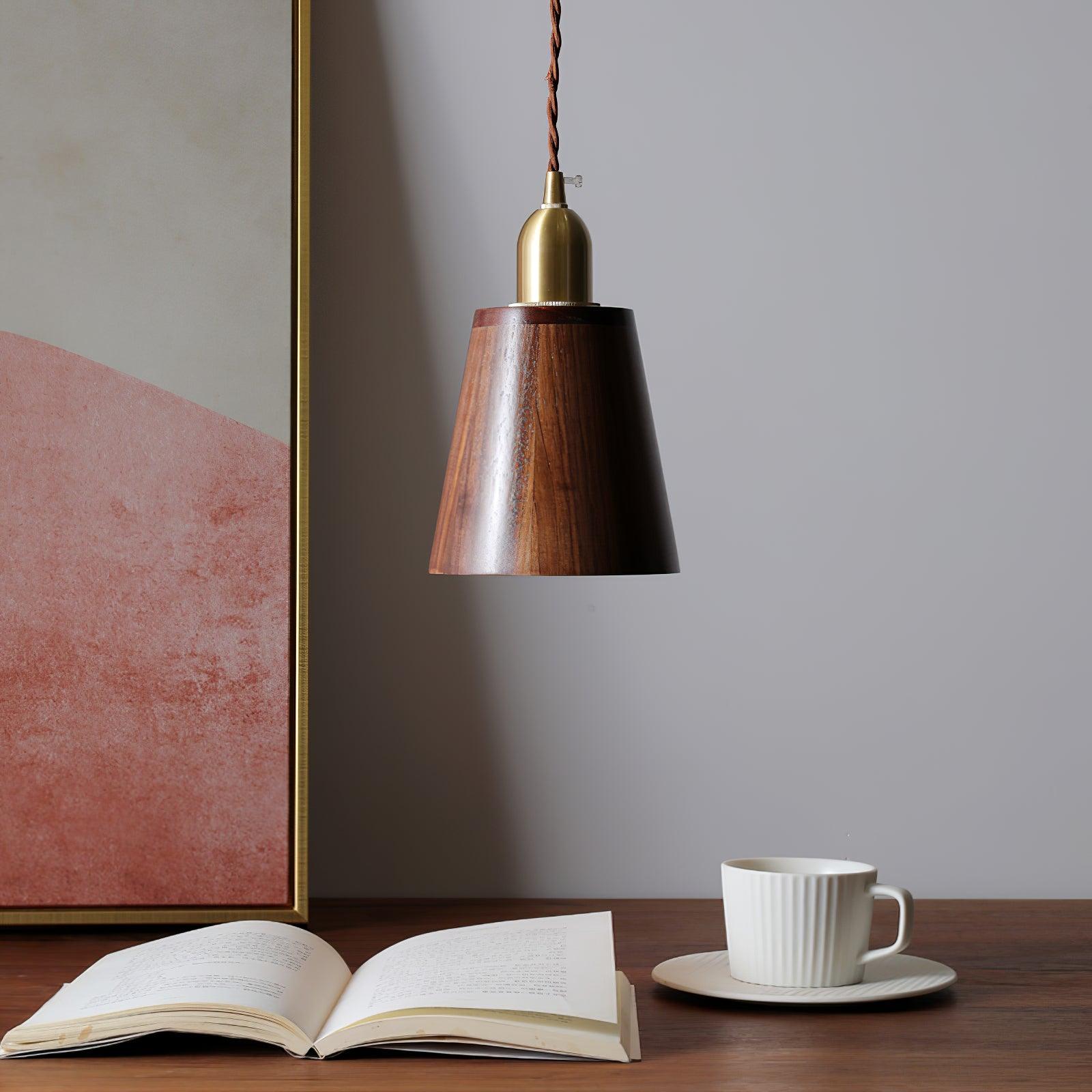 Lyfa Walnut Pendant Light - Blowlighting